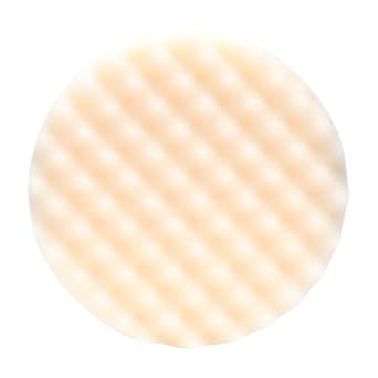 Perfect-It 3M Foam Compounding Pad, 05737, Inset, Single Sided, Hook and Loop, 8 in , White
