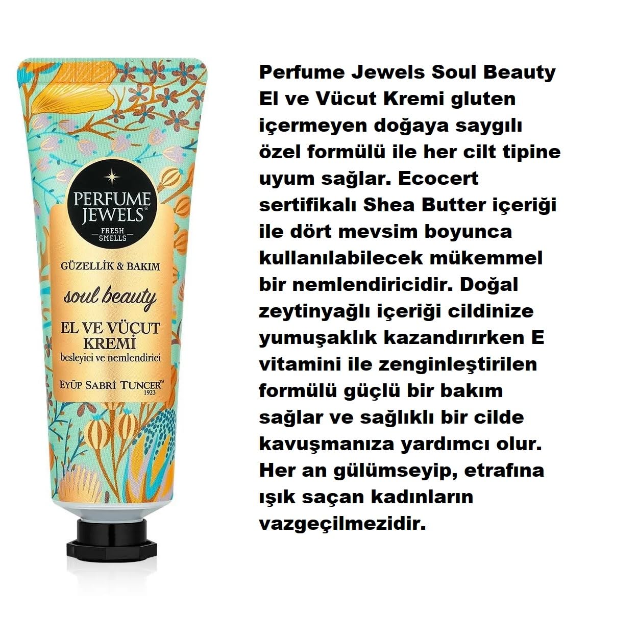 EYÜP SABRİ TUNCER AMBER SPREY KOLONYA 150 ML, SOUL EL VE VÜCUT KREMİ 50 ML, H-PRO HİJYEN MARKET