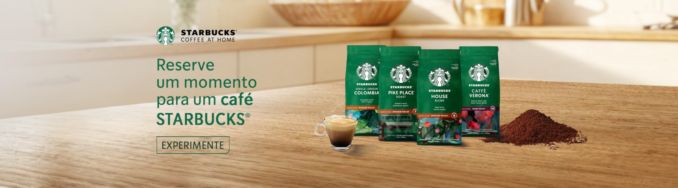 Café Starbucks® Pike Place® Roast Torrado e Moído 250g | Amazon.com.br