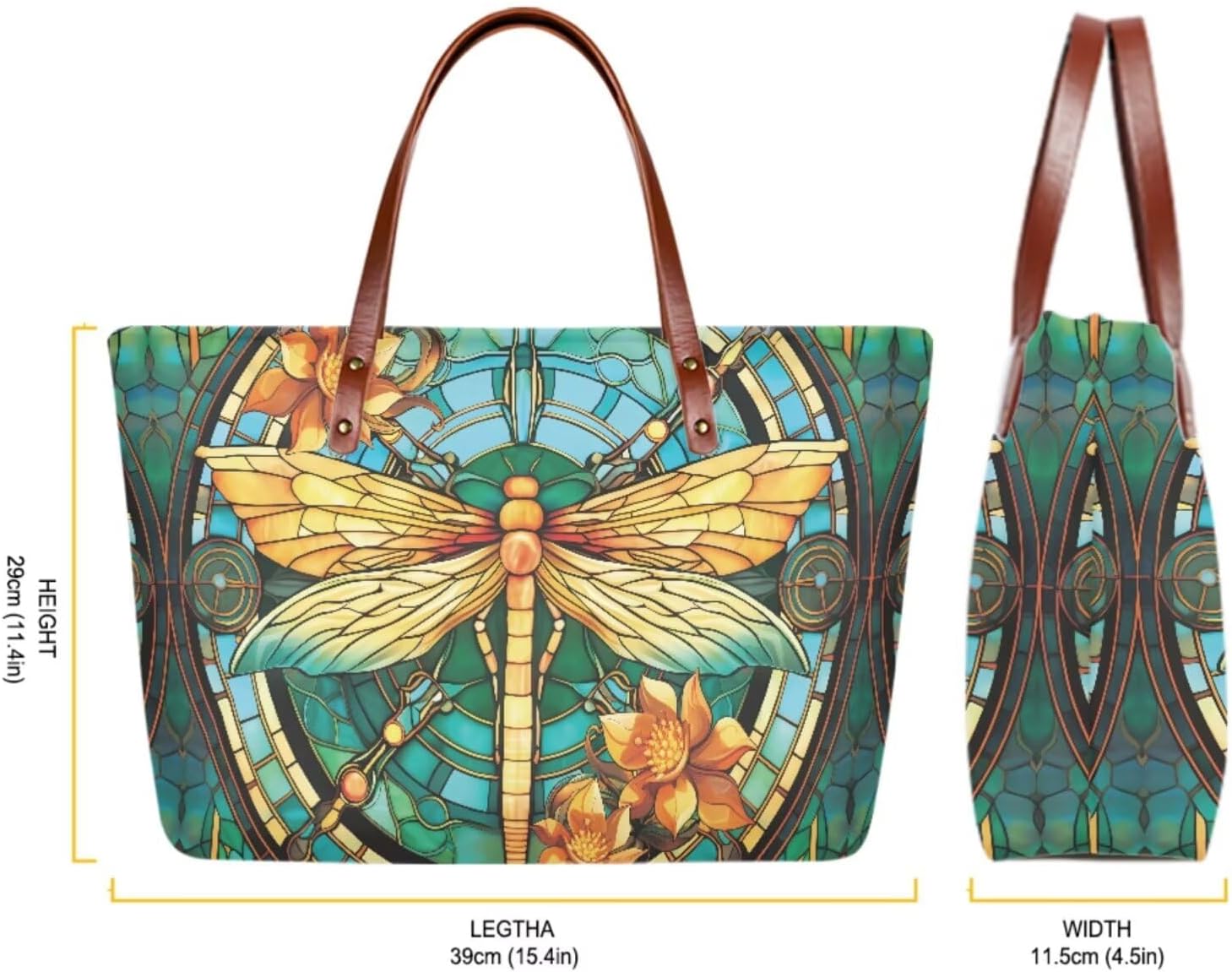 2PCS Handbag and Wallet Set for Women Hobo Bag Satchel Purse Tote Handbag Top Handle Bag with PU Make Up Bag