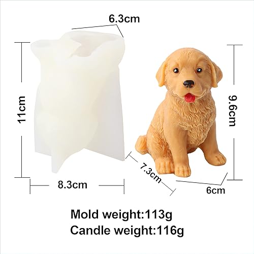 Vista 38 de Molde de silicona para velas de gato 3D, molde de jabón de animales para chocolate, dulces, decoración de pasteles, vela de cera de soja, jabón