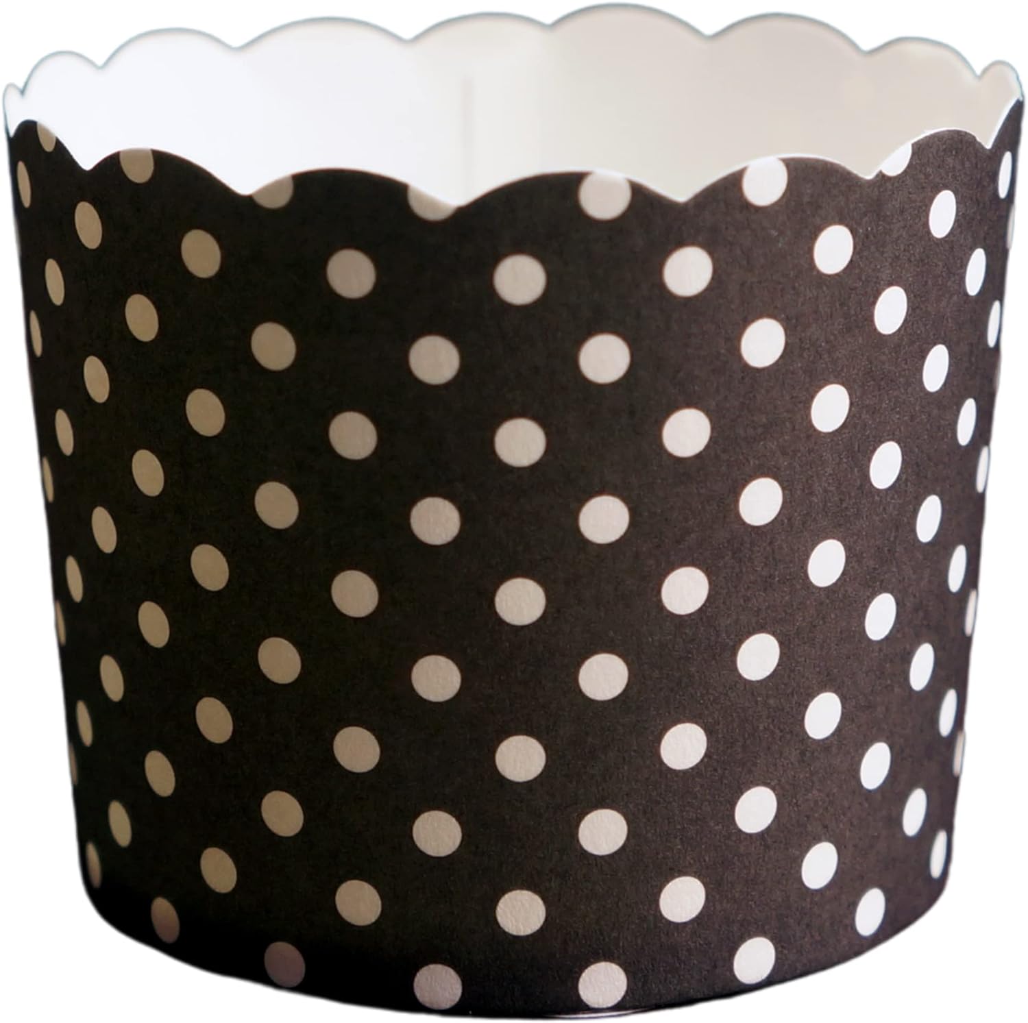 Paper Baking Cups, Greaseproof Disposable Cupcake Liners (White, Large Cups (50-Pack))