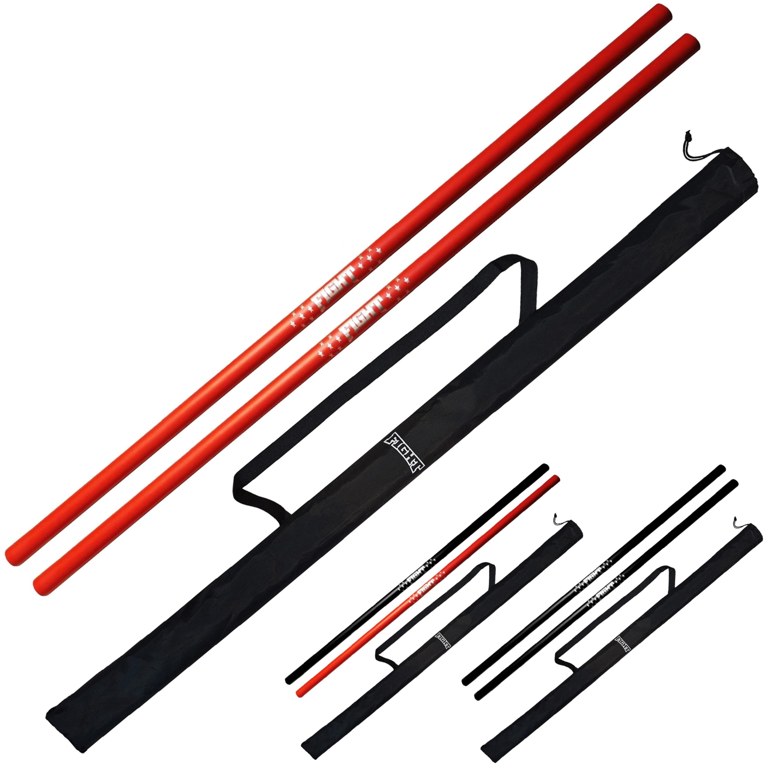 Foam Padded Practice Staff 4 Ft with Carry Bag, Bo Staff, Bo Staff for Martial Arts and Karate