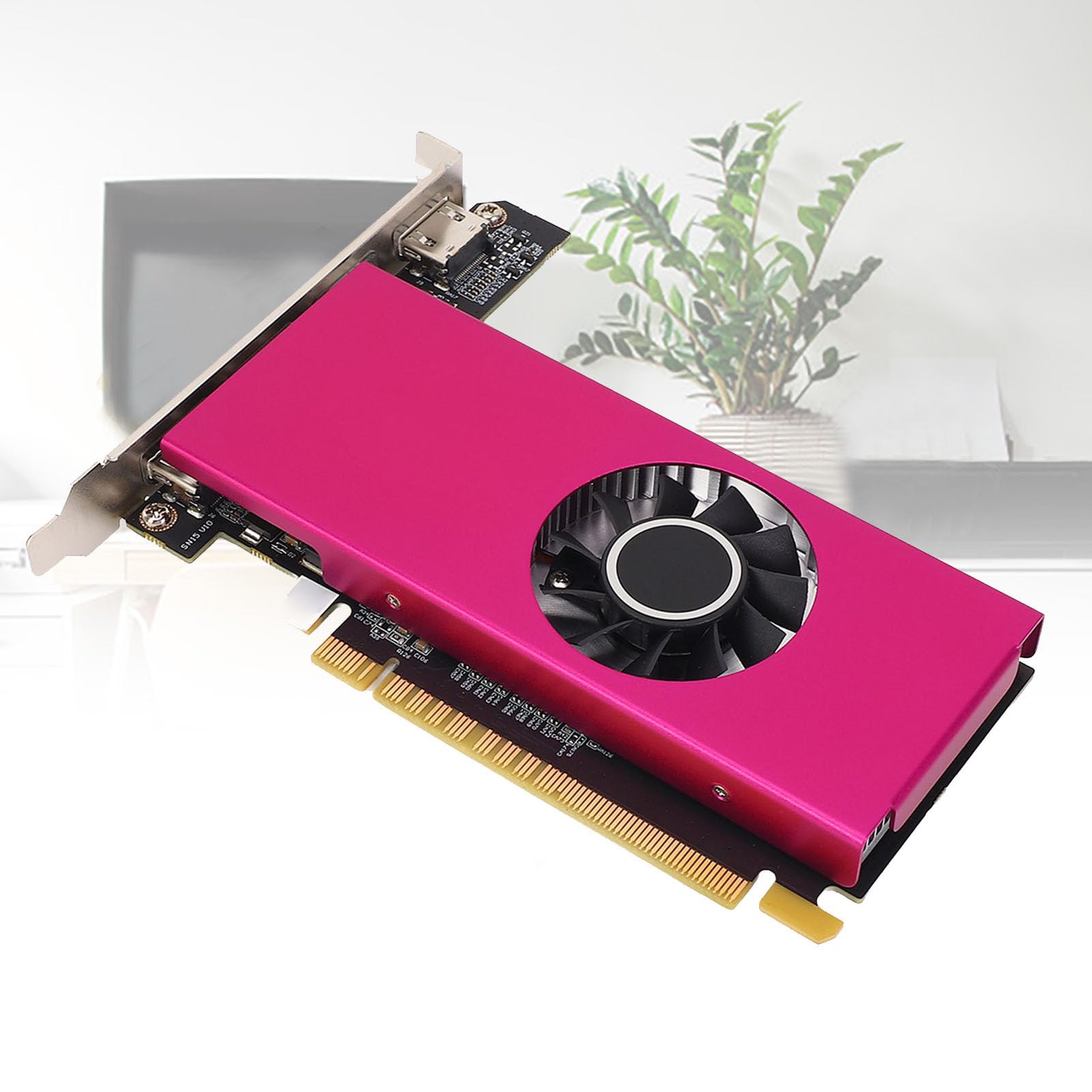 Zunate GT730 2GB DDR3 64bit Graphics Card with 4 Ports, 4K HDR Support, 902/1600MHz for Multi-Monitor Setup on 7/10