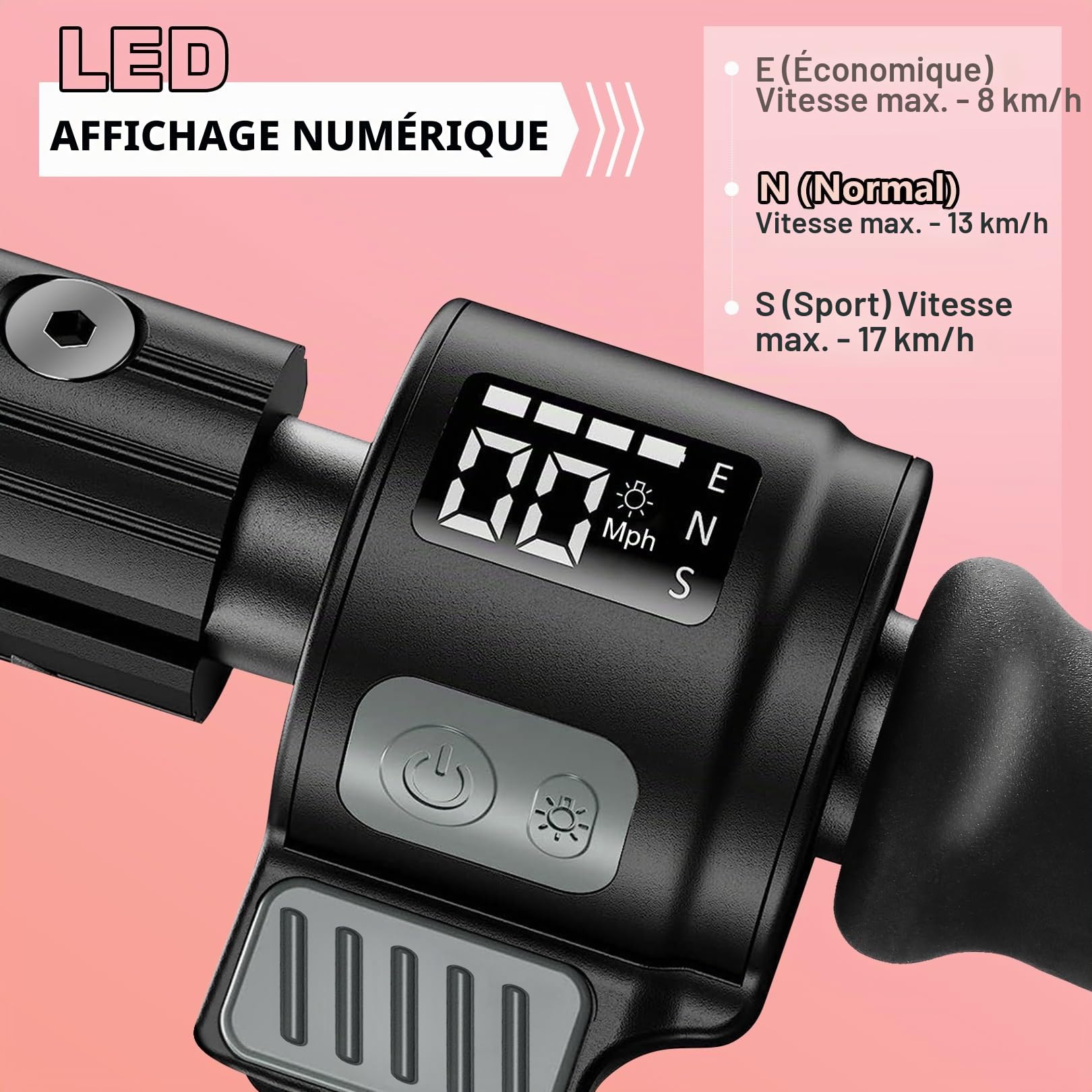 Caroma E35 Pro Trottinette électrique Jeunesse Unisexe