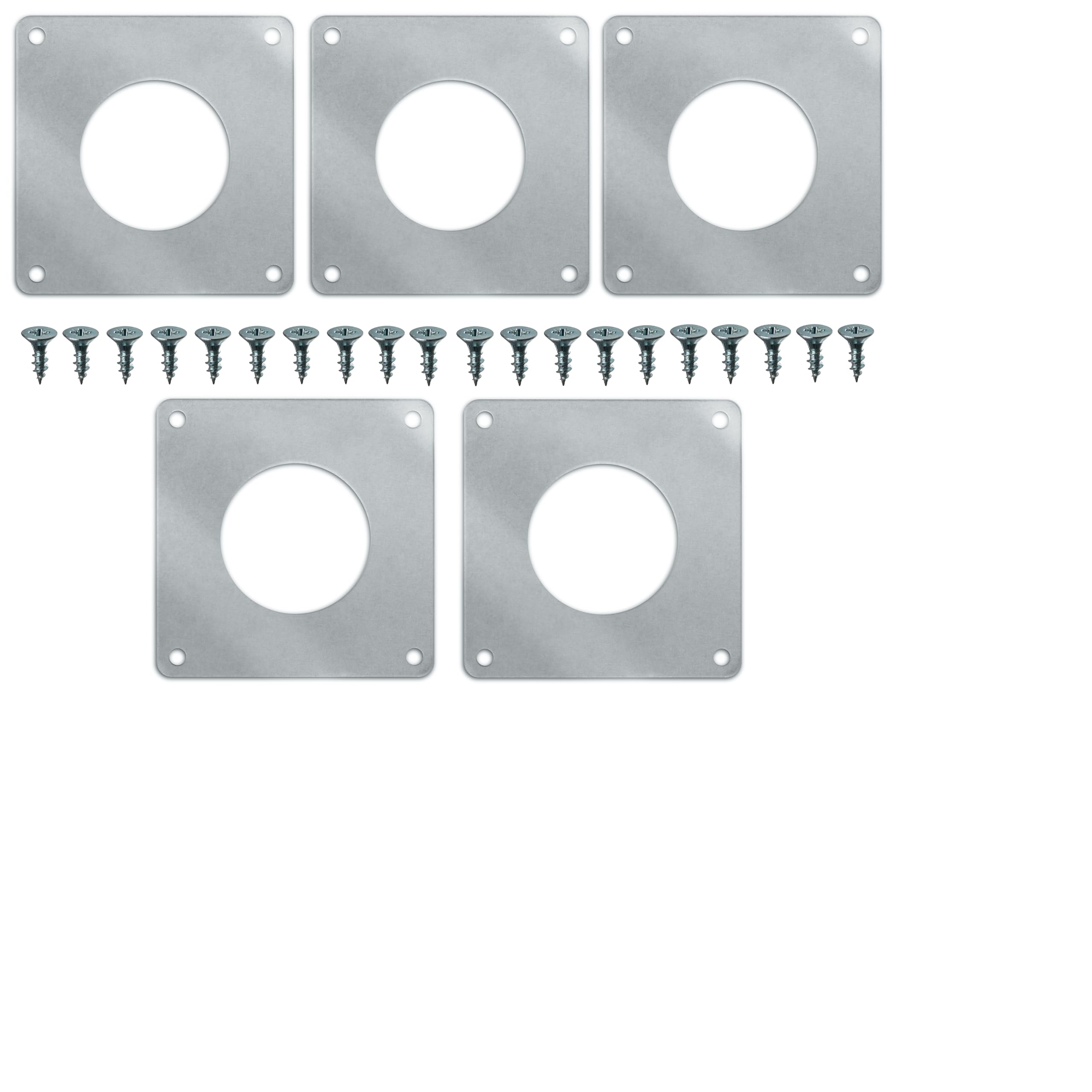 Spechtschutz Für Nistkästen - Edelstahl Schutzplatte Mit 28mm & 32mm Loch Für Vogelhäuser