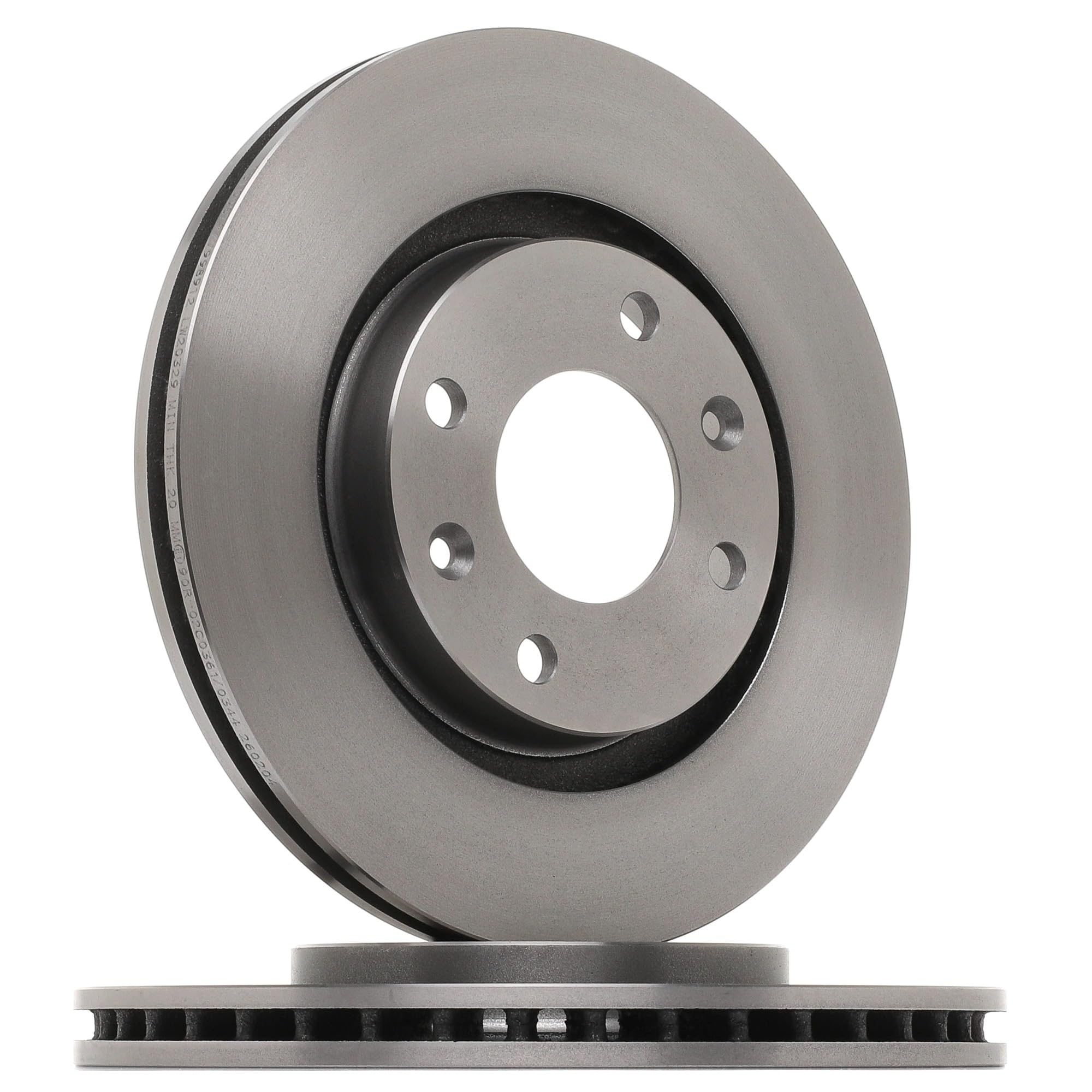RIDEX 82B0015 2x Disco de freno Delantero sin tornillos Compatible con PEUGEOT 208 I Hatchback CA, CC
