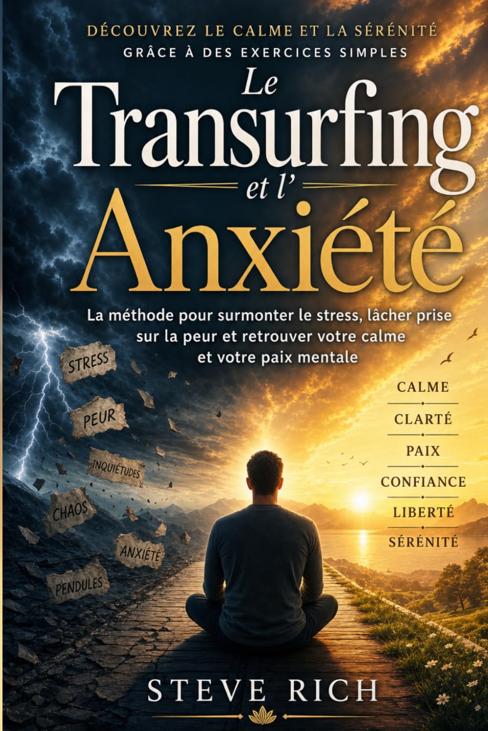 Le Transurfing et l'Anxiété: La méthode pour surmonter le stress, lâcher prise sur la peur et retrouver votre calme et votre paix mentale (transurfing francais)