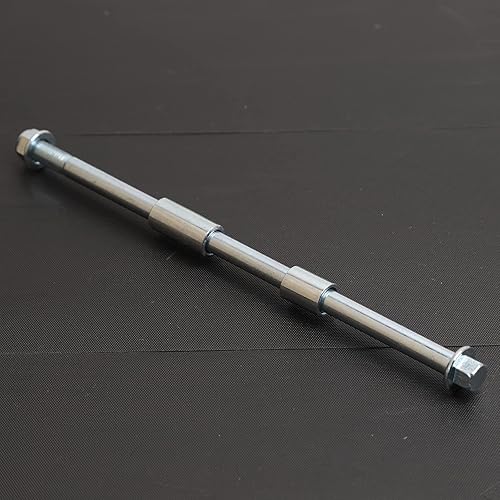 Miniatura 2 de Minho Eje delantero trasero de 0.394 in y 10.236 in con buje de 0.236 in, 0.787 in, 1.260 in, apto para motocicleta, Pit Dirt Bike ciclomotor,