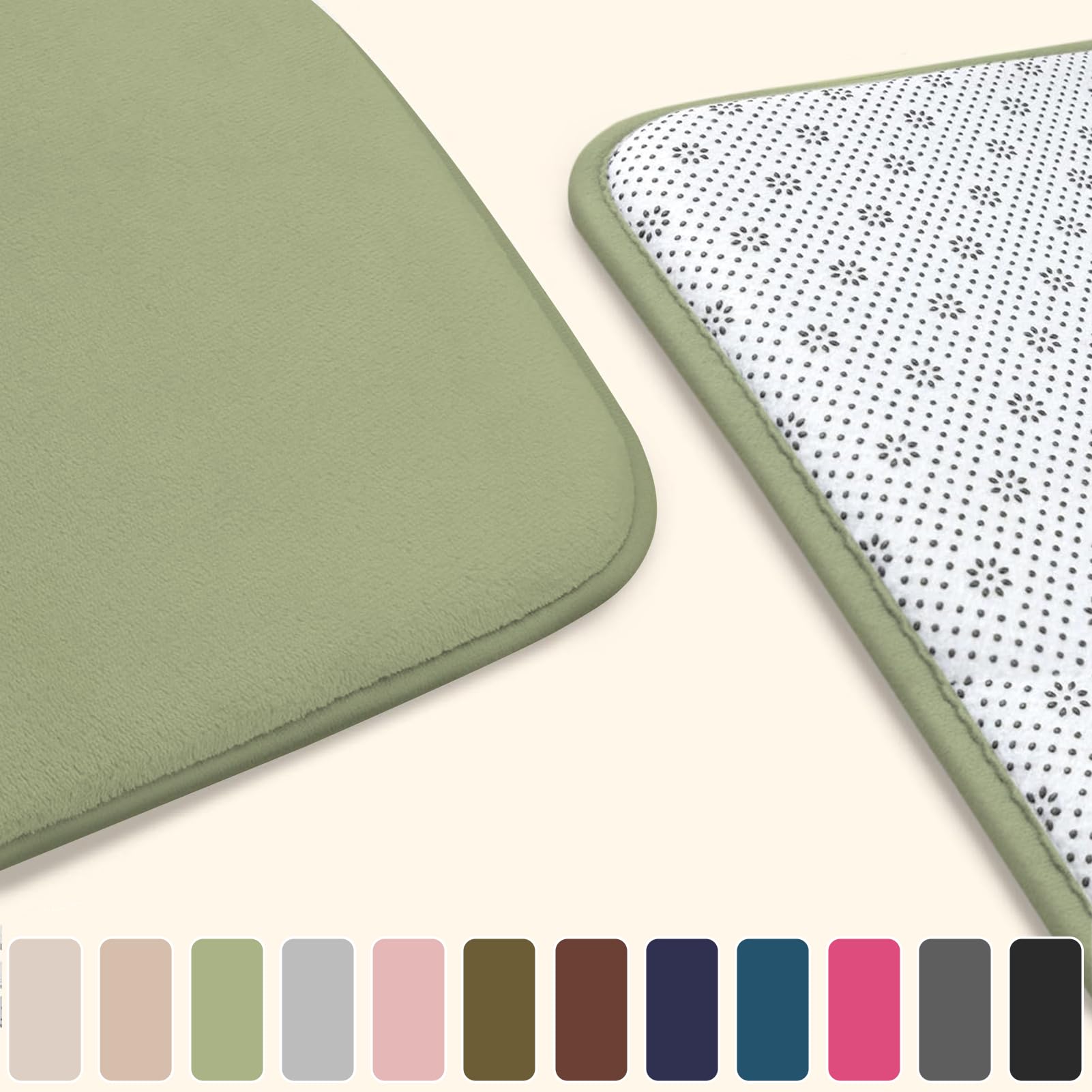 Tappeto Gioco Bambini 150 x 280 cm x2cm Extra Spesso Tappeto Gioco Neonato Impermeabile Tummy Time Neonati Verde Erba