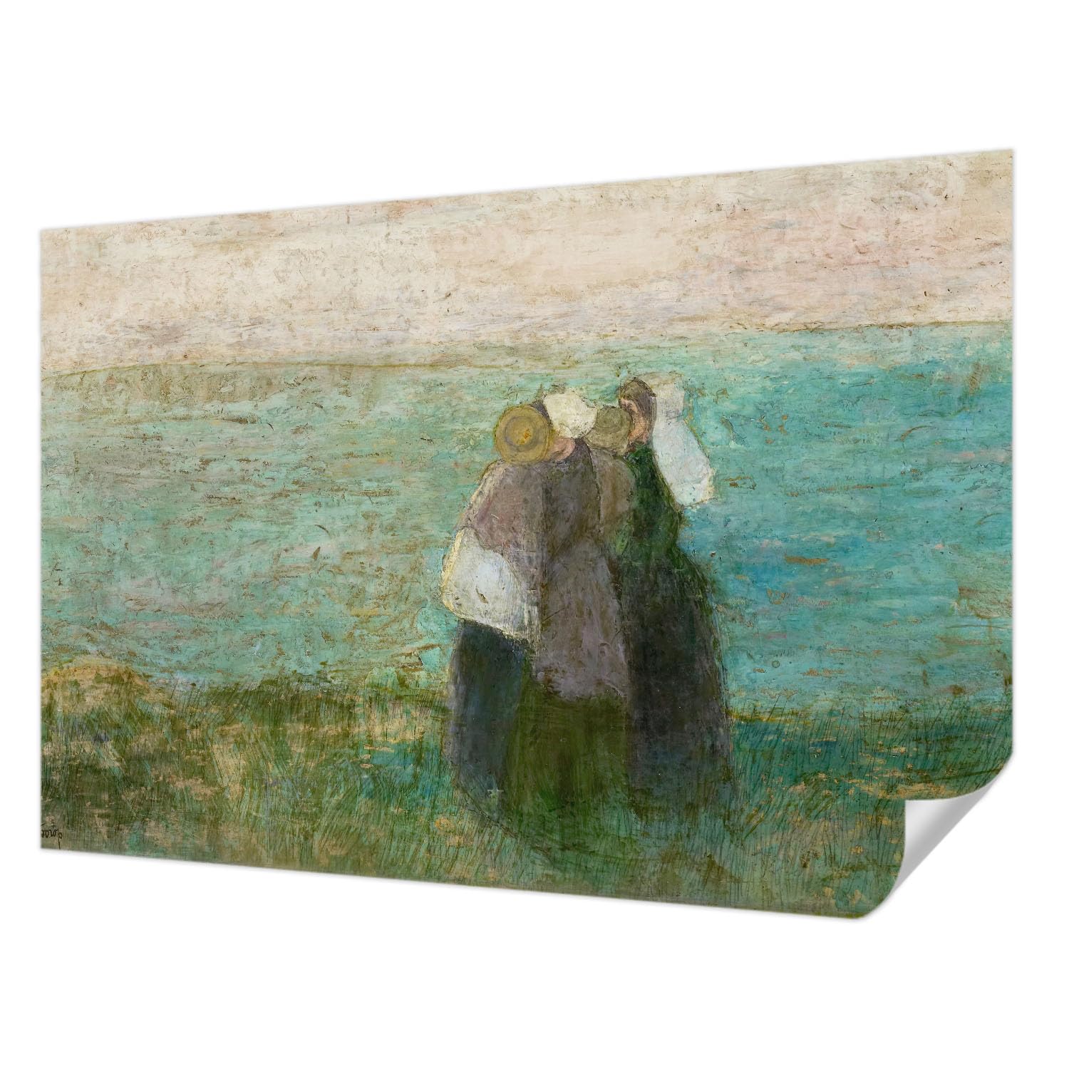 Décoration murale haute qualité moderne 152x104 cm reflet mer