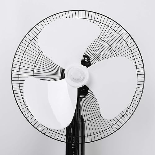 Miniatura 7 de renvena Aspa De Ventilador de 16 pulgadas de repuesto con cubierta de tuerca, accesorios de ventilador de escritorio blanco de 16 pulgadas