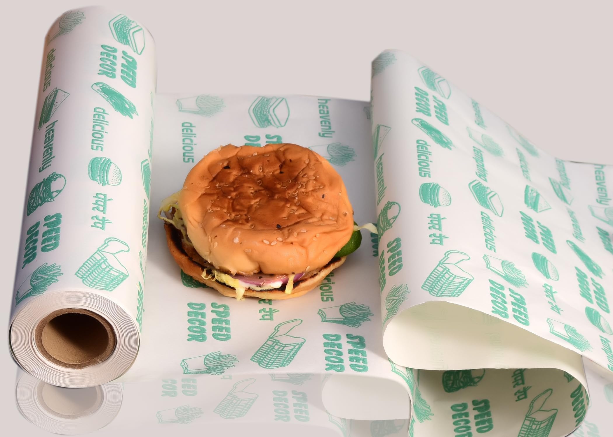 Household Wrap | 500 Gram Food Wrapping Paper Roll - Premium Non-Stick Butter Wrapping Paper. Food Wrapping Paper, Re-Heatable Non Stick Paper, Oven Safe Parchment - Standard 4