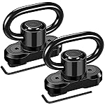CVLIFE Qd Sling Swivel Compatible with 45 Fixed Mount Sling Swivel for Two Point Sling, 2 Pack