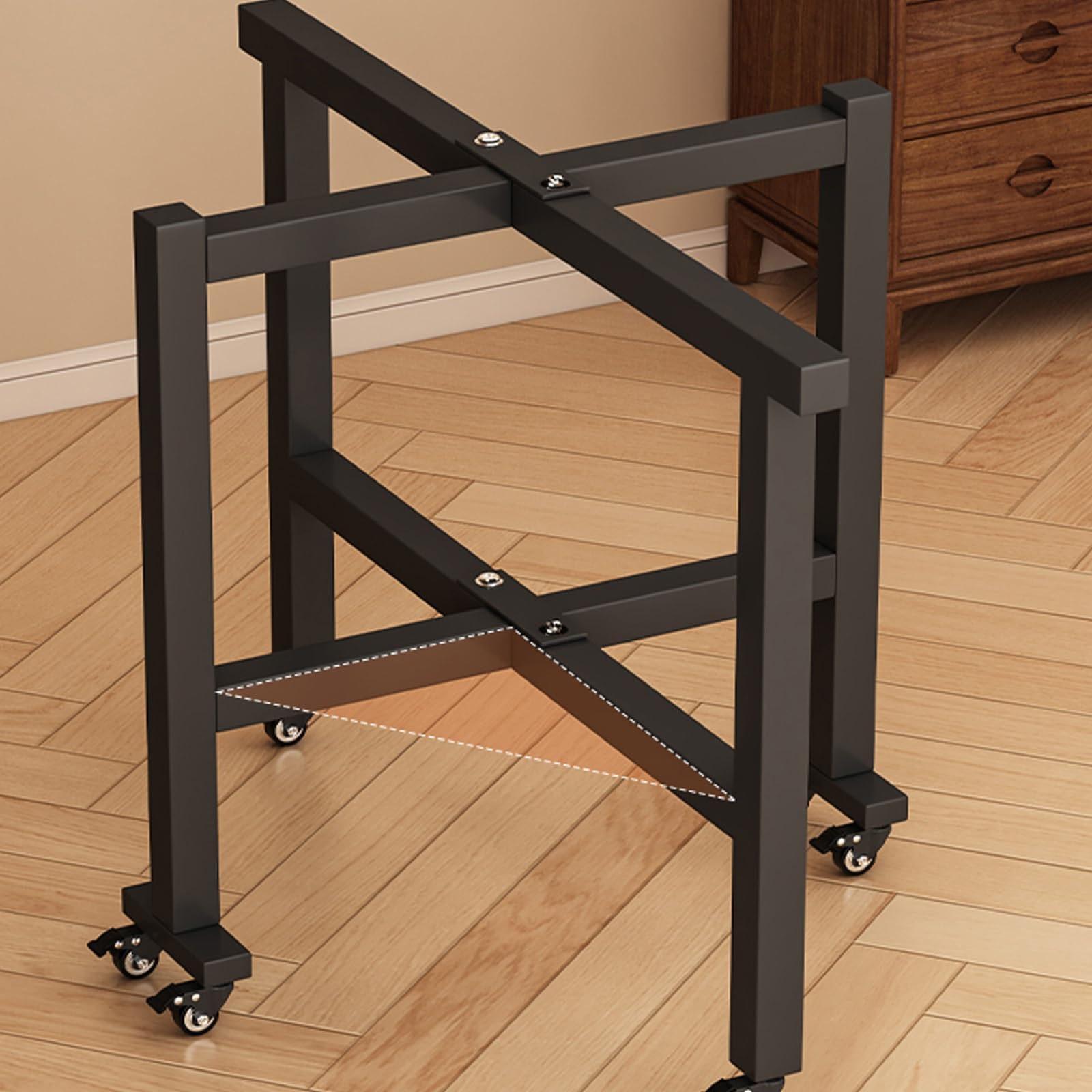 Table Pliante Robuste de 160 cm pour la Maison, Le Bureau, la buanderie, Le Bureau et l'atelier – Conception Robuste, Portable et Peu encombrante pour Une Utilisation Polyvalente