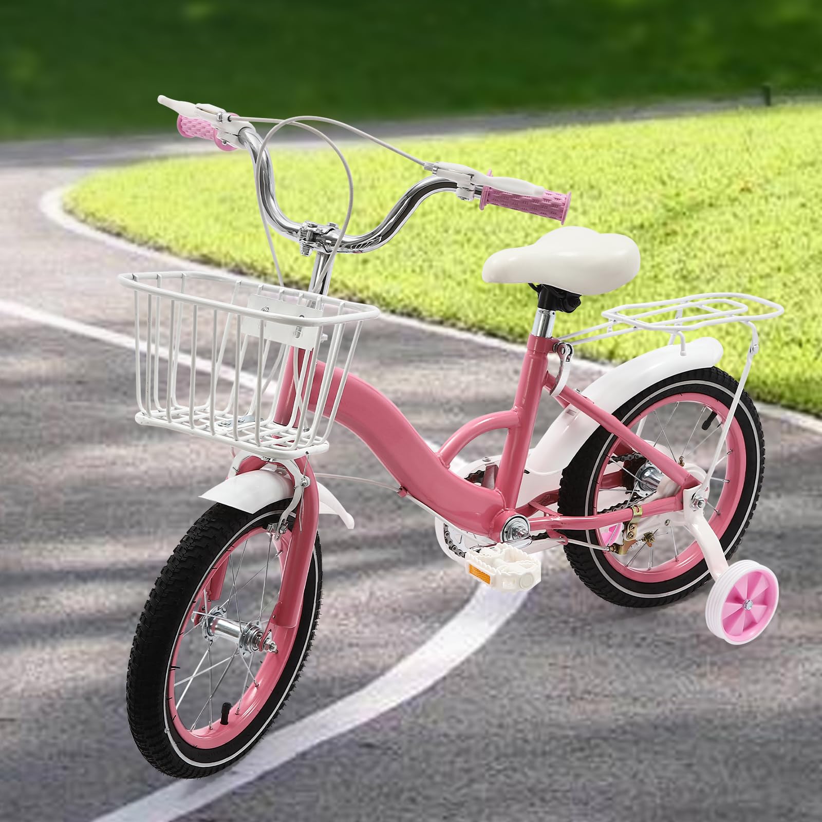 Homewell Vélo Enfant 12/14/16 Pouces Avec Roues Stabilisatrices – Évolutif 2-8 Ans, Guidon & Selle Réglables, Paniers Inclus Homewell Vélo Enfant 12/14/16 Pouces Avec Roues Stabilisatrices – Évolutif 2-8 Ans, Guidon & Selle Réglables, Paniers Inclus
