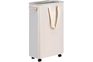 Rolling Laundry Basket for Clothes with Wheels