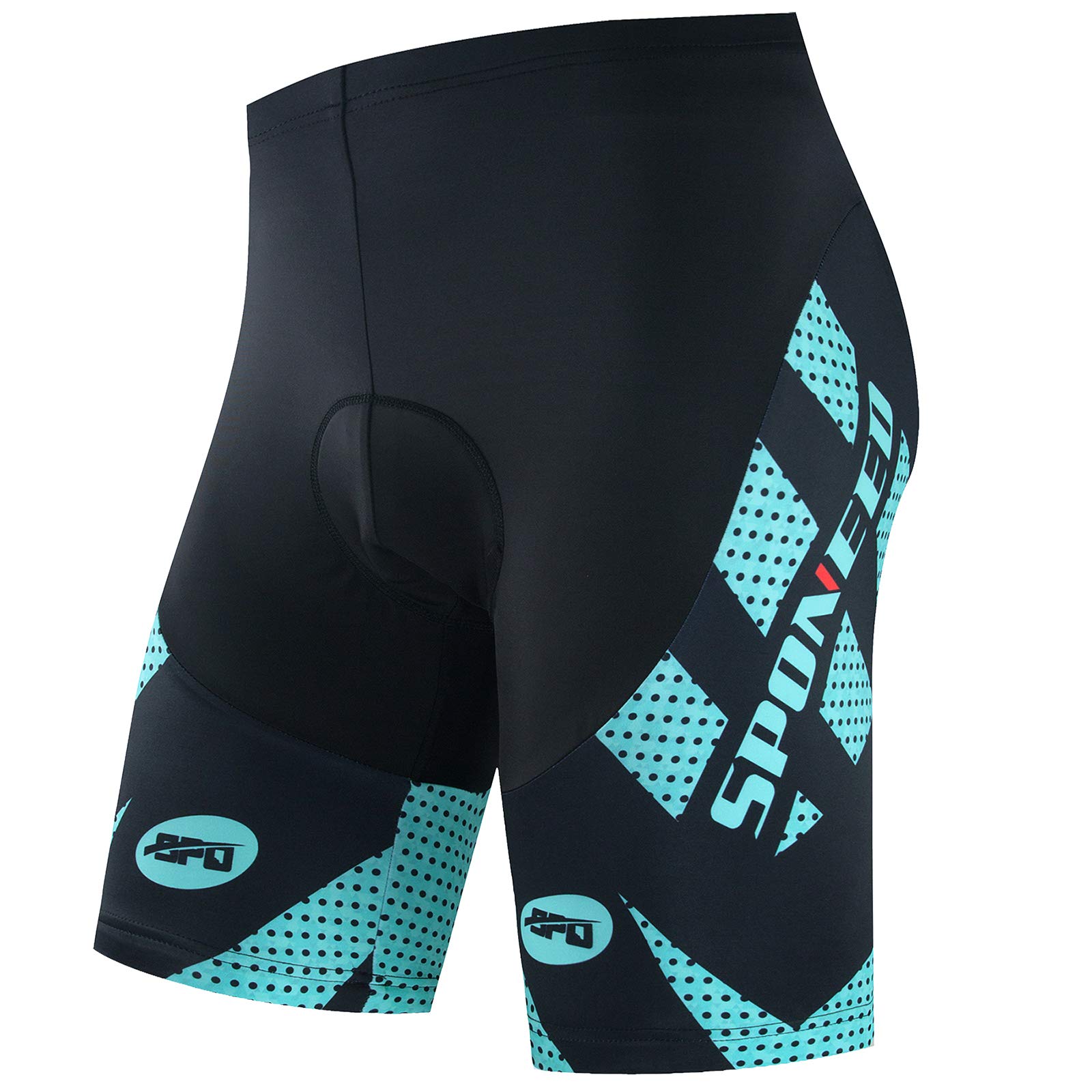sponeed Men Bike Shorts Cushioned Biking Wear Gear Road Cycling Bottoms