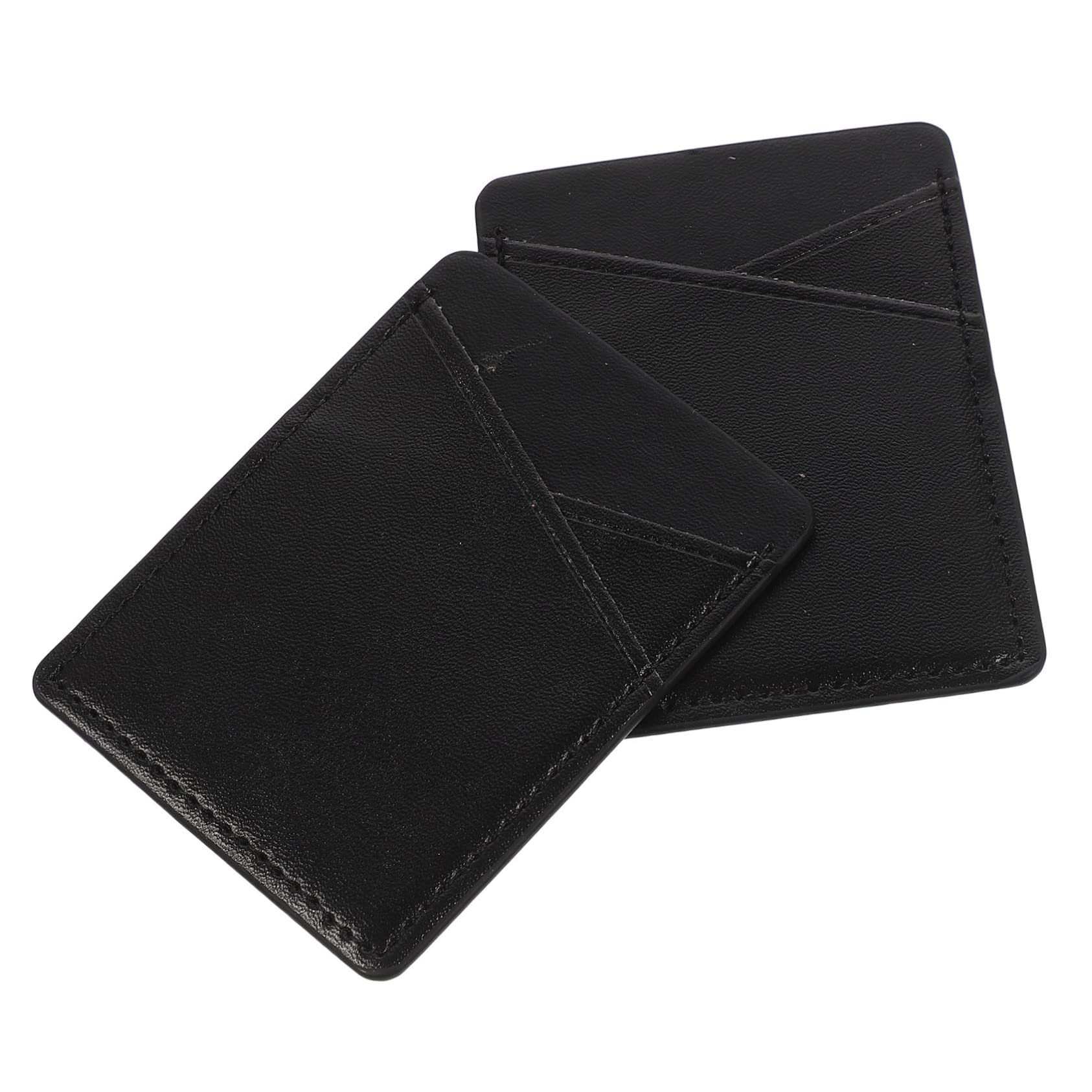 HOMSFOU 10pezzi Porta Carte Adesivo Per Smartphone Pu Pelle Wallet Pocket Per Telefono Portafoglio Compatto Per Carte e Monete Design Pratico e