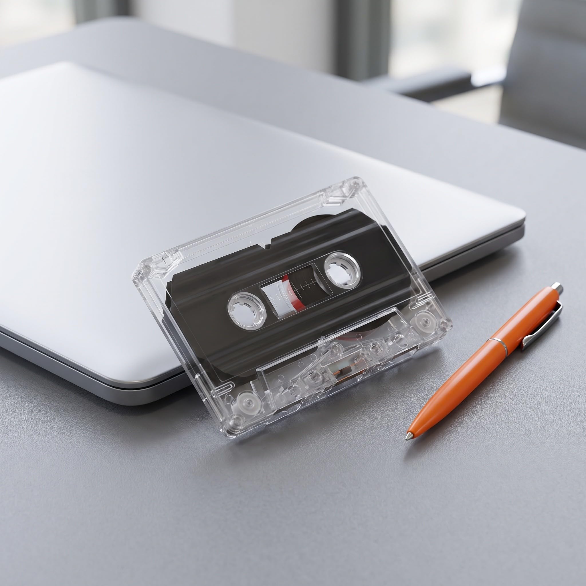 Housoutil 20 Pezzi Cassette Audio Registrabile da 60 Minuti in Plastica per