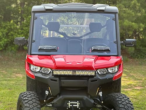 SEIZMIK Toolless Versa-Vent Hard Coated Windshield Kit Compatible with Can-Am