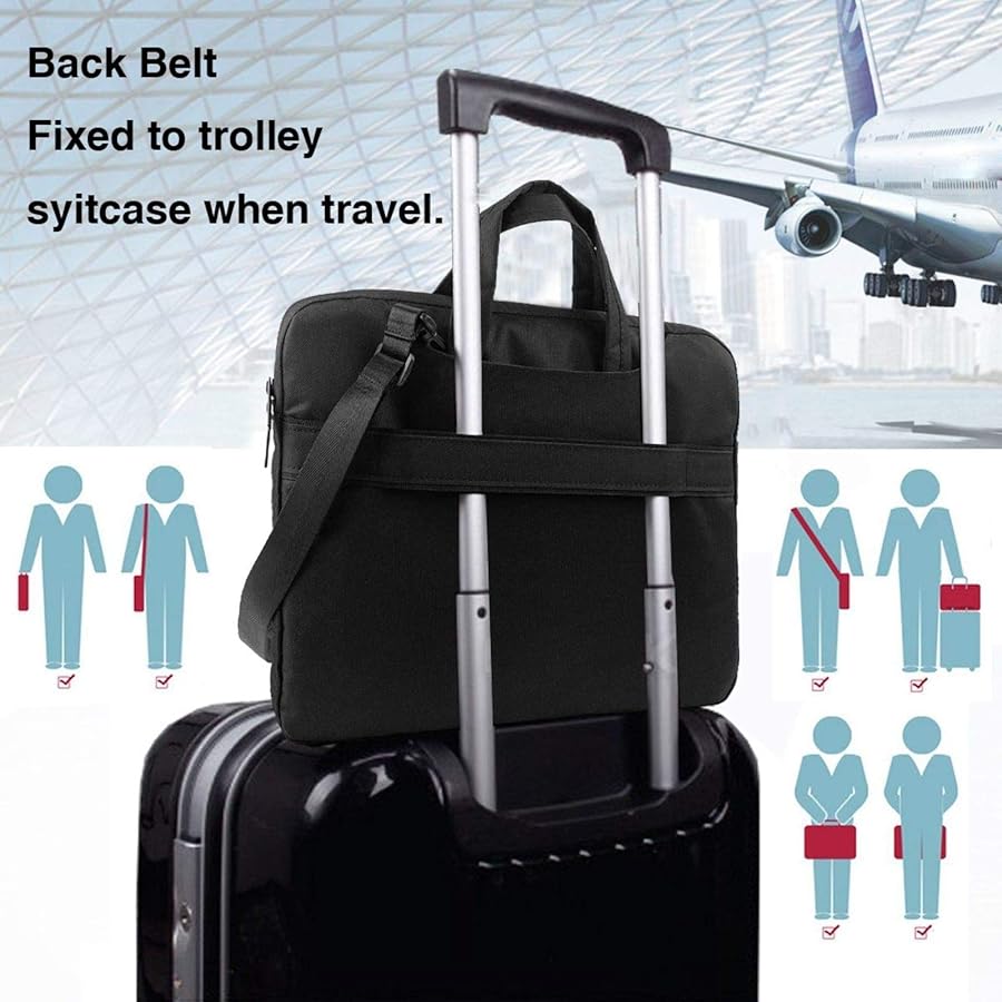 Ice Cream Balls Laptop Shoulder Bag for Men Women Slim Briefcase Messenger Bag Waterproof 14 Inch 15 Inch Laptop Bag Carrying Case Fit 14-15.6 Inch No