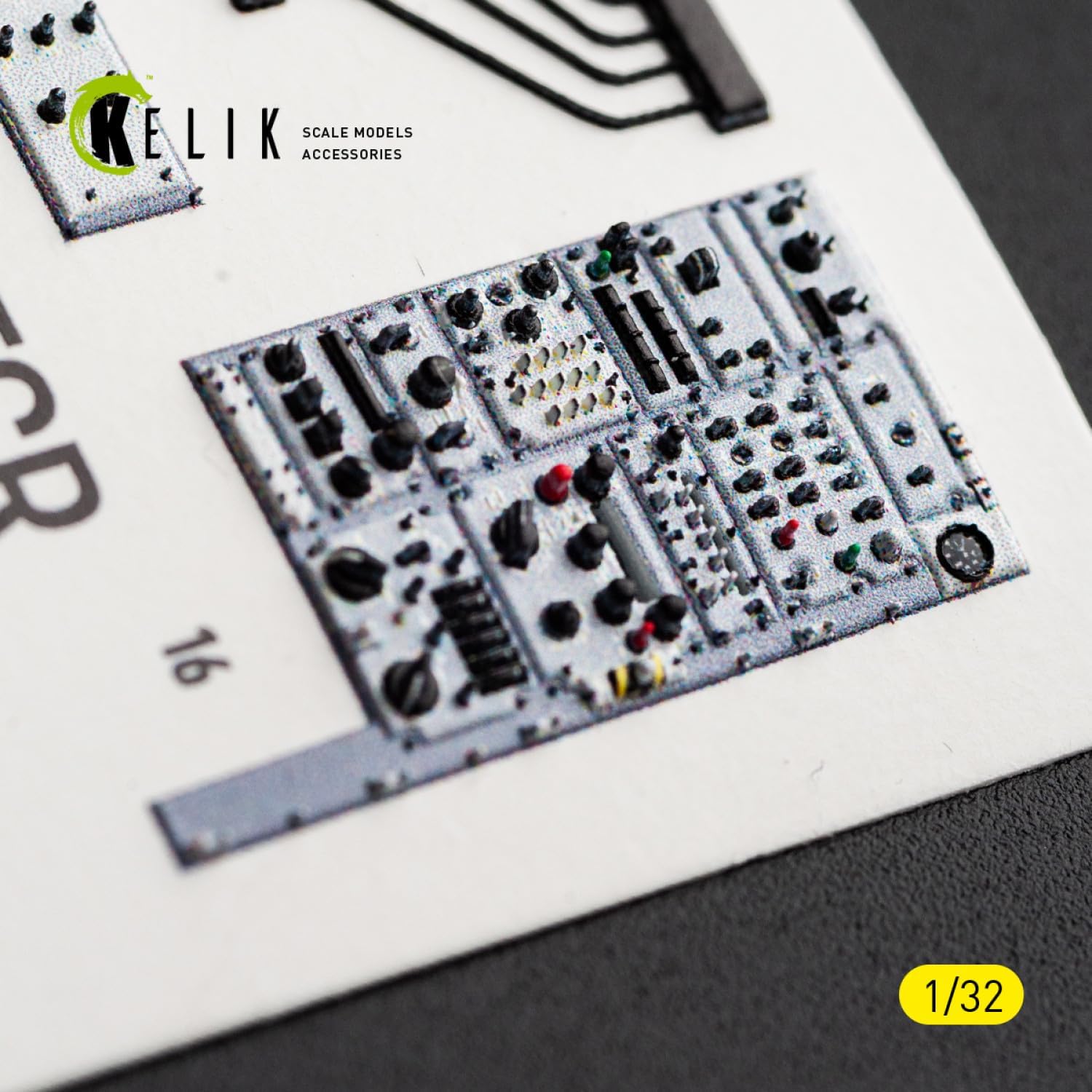 Kelik K32068 1/32 Tornado ECR Interior 3D Decals for Revell