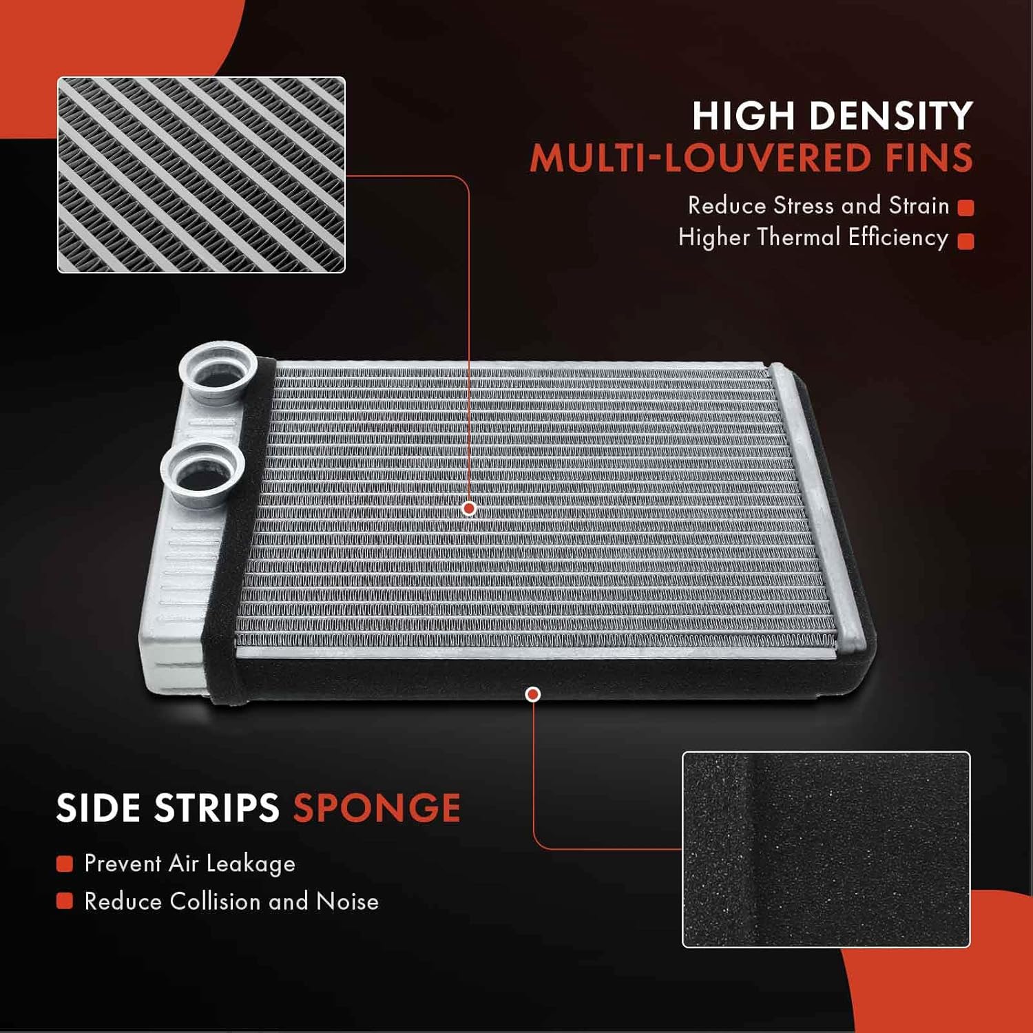 A-Premium Front HVAC Heater Core Compatible with Buick Regal 2011-2016, LaCrosse 2010-2016, Verano 2012-2016 & Chevrolet Cruze & Cadillac SRX 2010-2011 & Volt 2011-2015