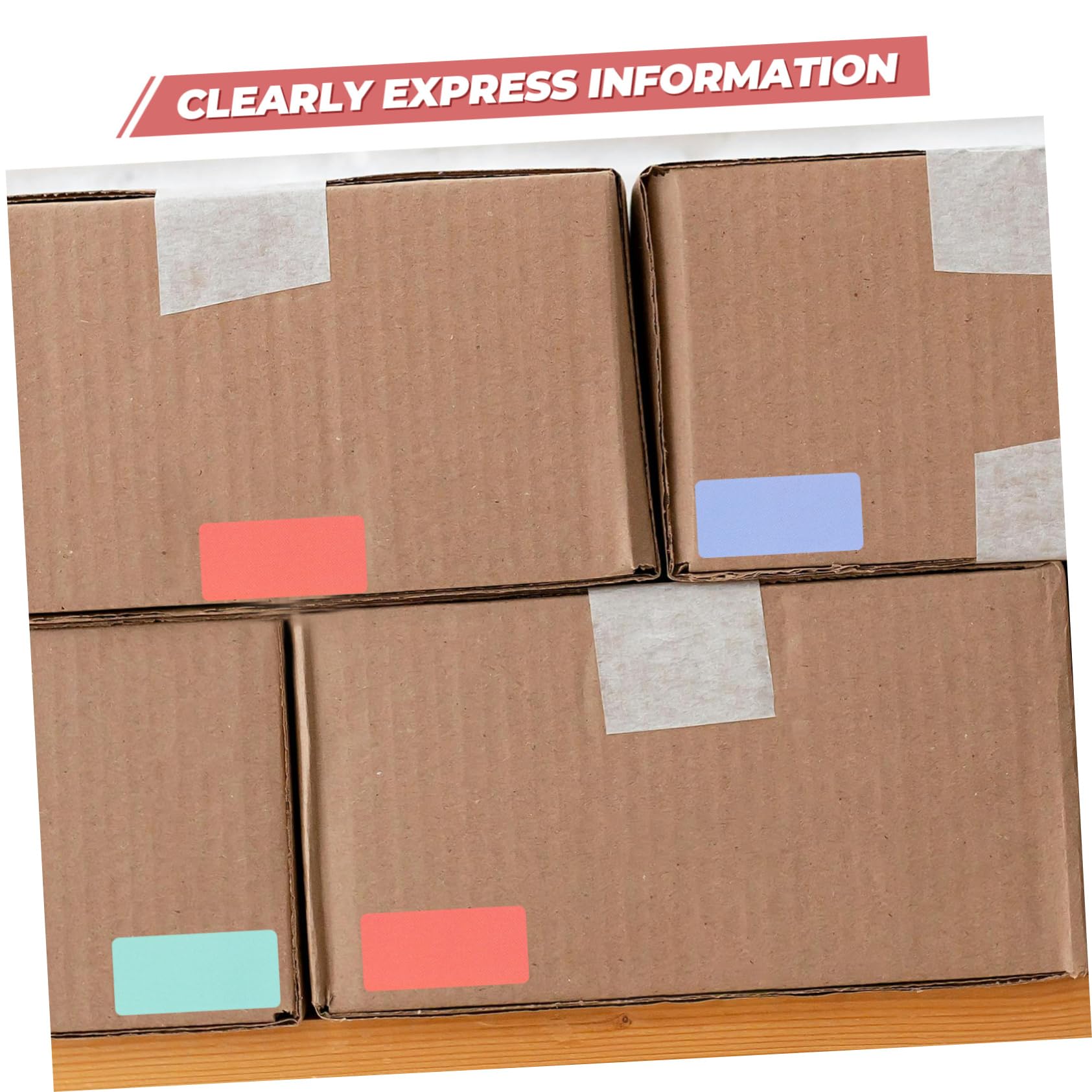 OSALADI 4 carta termica per etichette etichetta etichette termiche colorate vuoto se stesso rimovibile costume Etichette dei prezzi adesivi etichette adesive carta autoadesiva