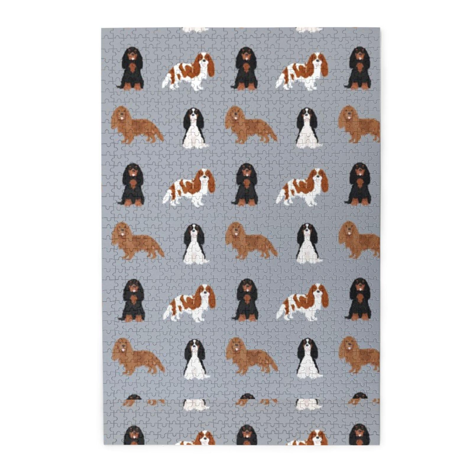 Cavalier King Charles Spaniel, gioco di puzzle per adulti da 1000 pezzi, puzzle impegnativi, puzzle a incastro