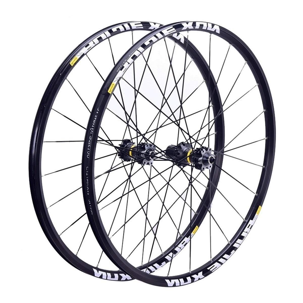 MZPWJD Mountain Bike Wheelset 26/27.5/29inch Carbon Fiber Hub MTB Bicycle Wheels Double Wall Rims Di