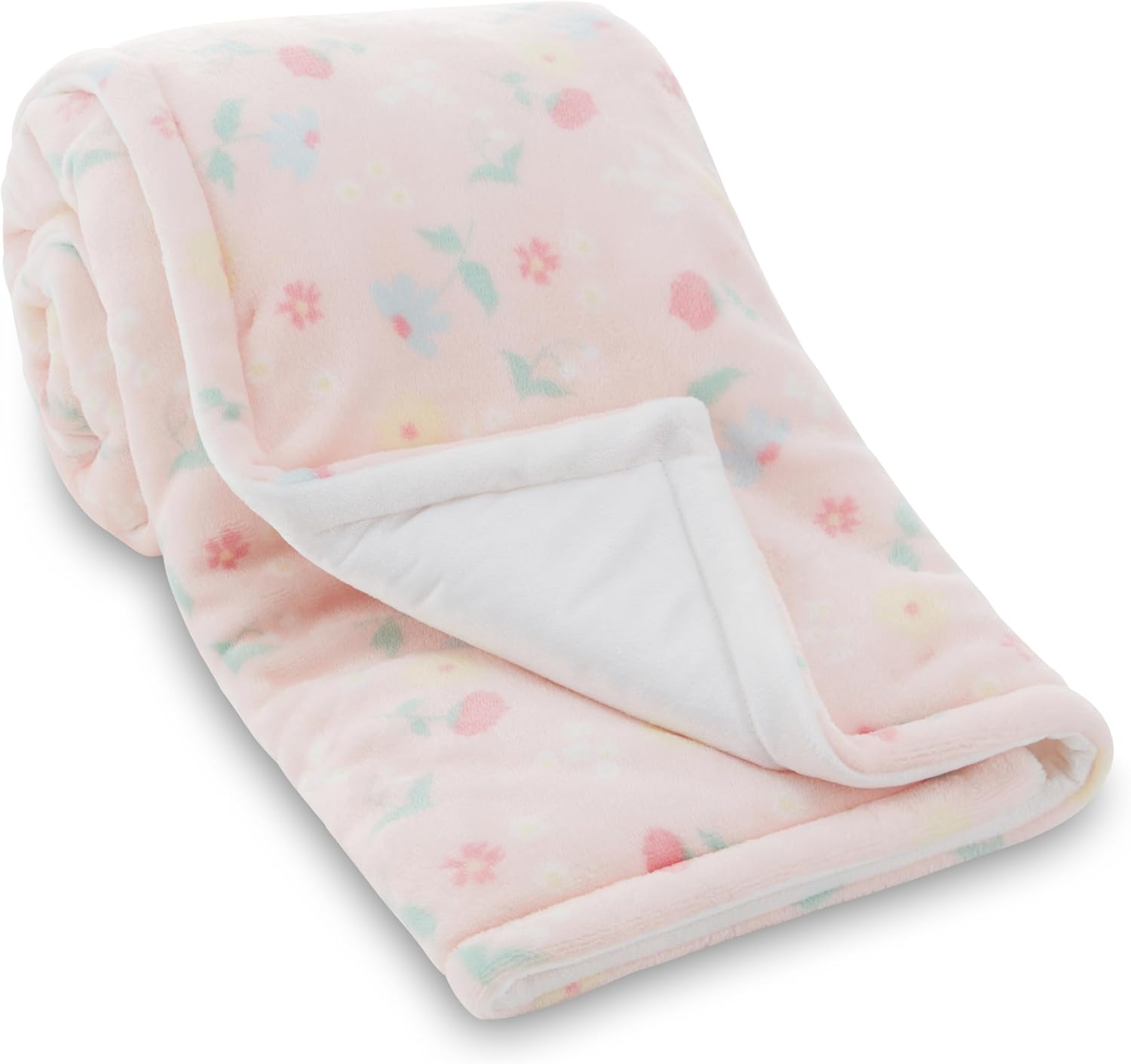 2-Ply Infant Blanket - Soft Fleece with Polyfill for Extra Fluffiness - Cozy and Warm Baby Blanket for Boys and Girls, 30x40 Inches - Dinosaur, Butterfly, Alphabet, Elephant, Bear Prints Sweet Wild