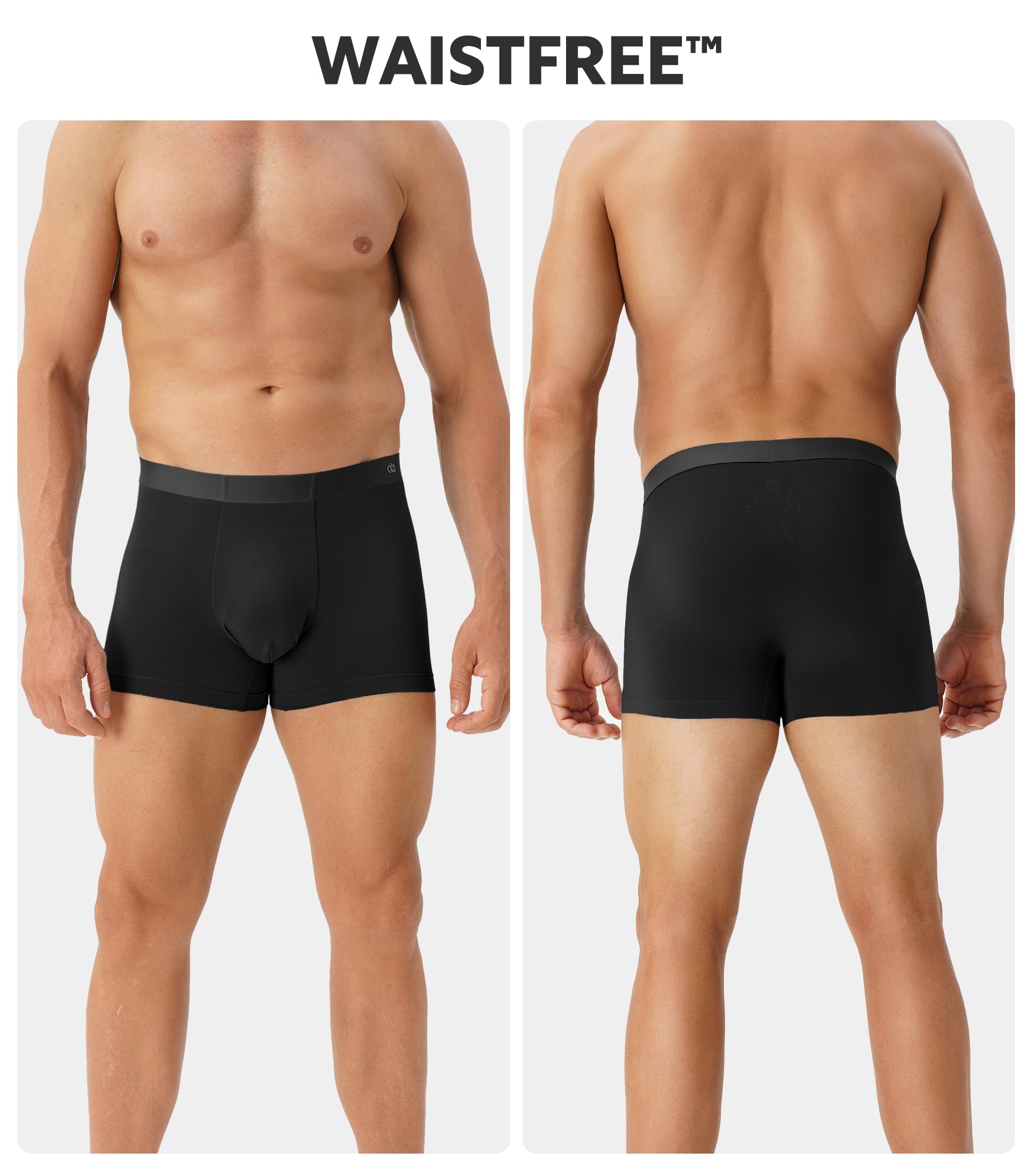 DAVID ARCHY Slip Boxer Uomo Modal con Patta Marsupio Separato Microfibra Multipack Mutande Funzione Doppie Tasche Intimo