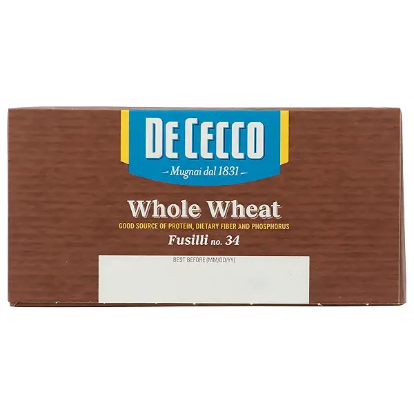 De Cecco Pasta Fusilli Whole Wheat, 13.25 oz 8