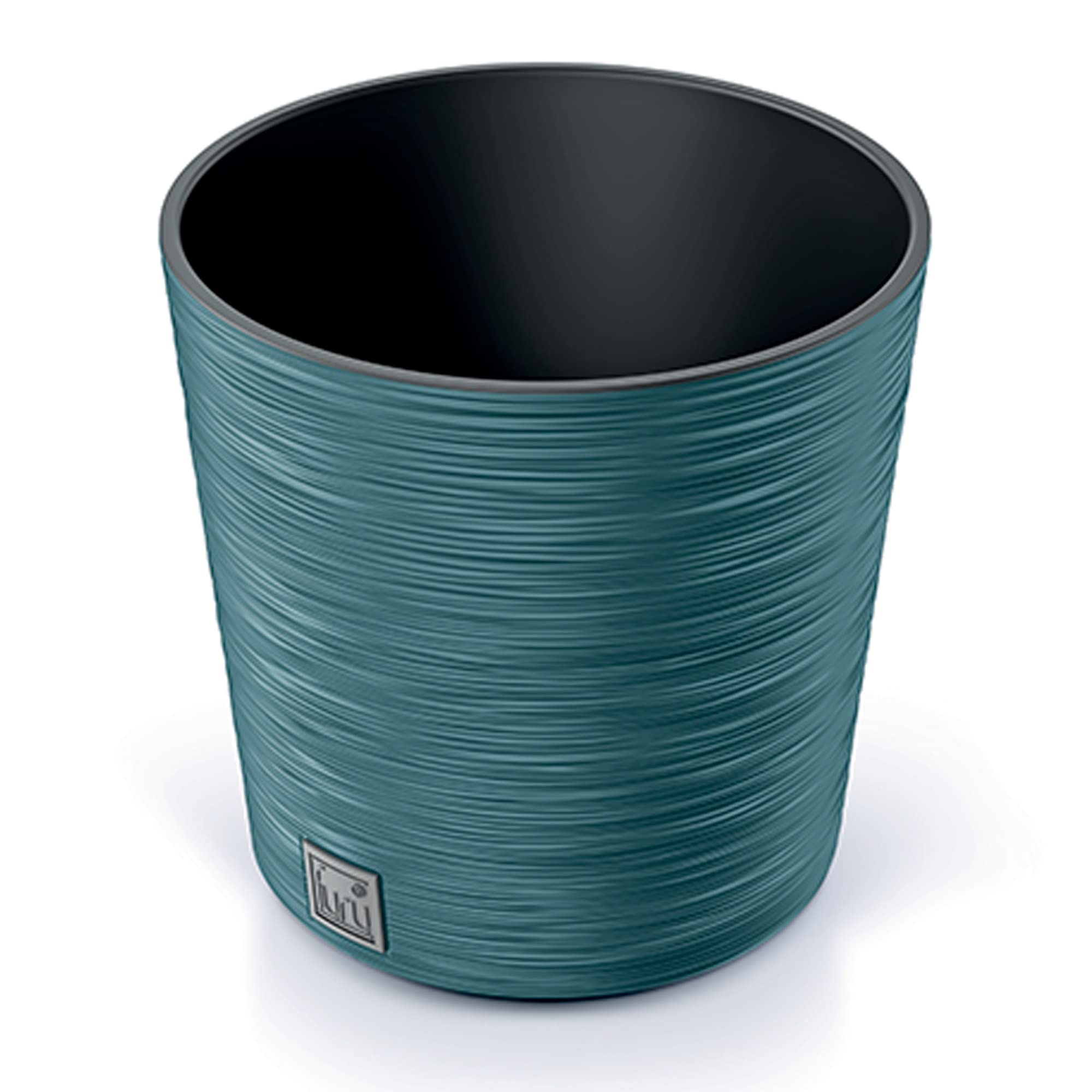 Prosperplast Scandinavian Blue Furu Collection Planter With Tank, 25 X 25 X 24.6 Cm, Capacity 7.5 Litres.