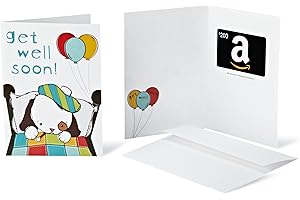 Amazon Gift Card: Thoughtful Get Well Soon Wishes in a Greeting Card