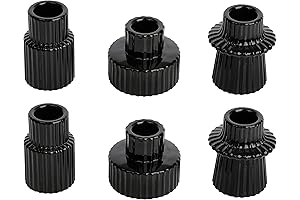 Vixdonos Black Glass Candle Holders: Illuminate Your Home with Timeless Elegance