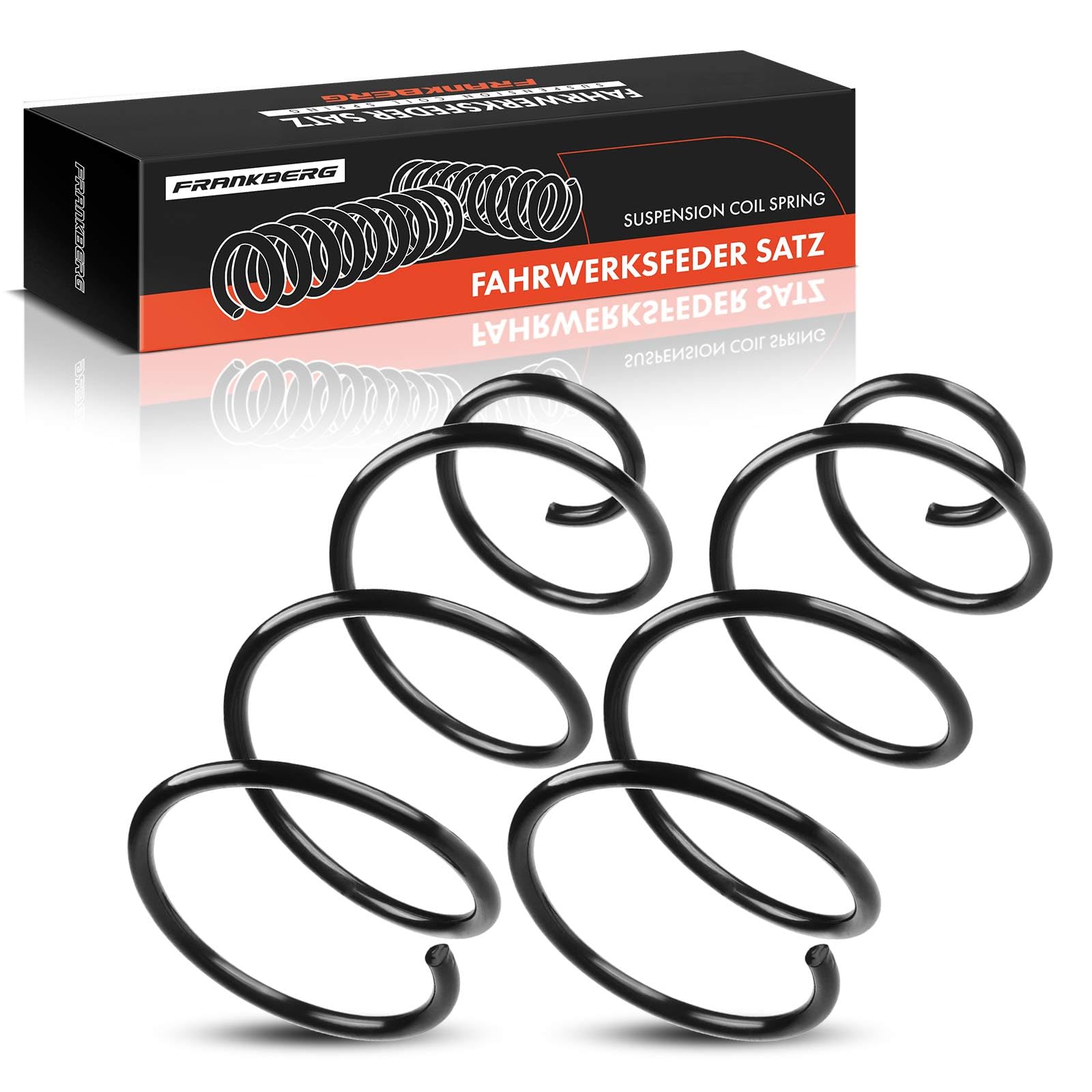 Frankberg 2x Federn Fahrwerksfeder Vorderachse Für Fiat Seicento/600 1.1L Sporting
