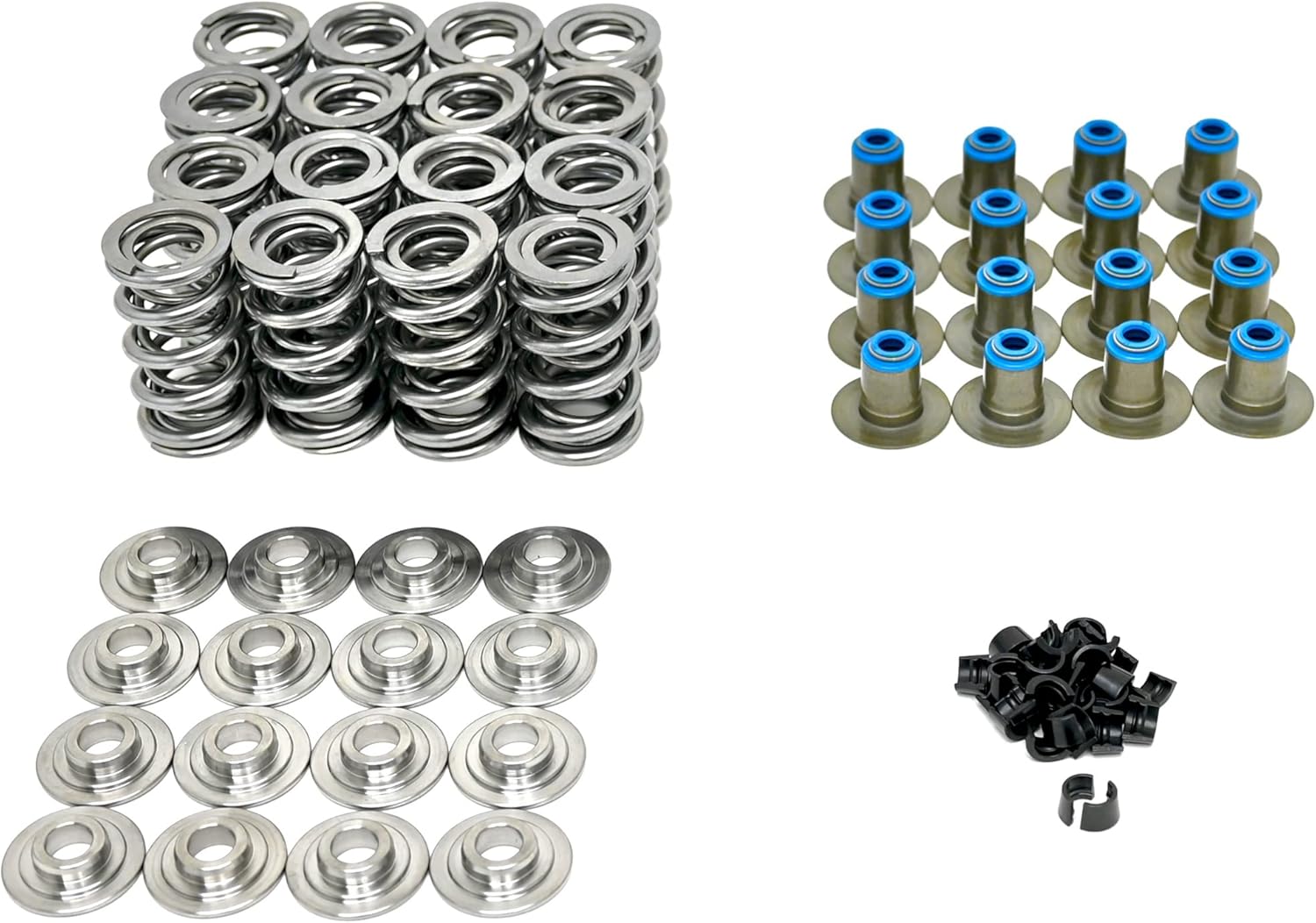 Michigan Motorsports .660" Dual Valve Spring Kit with Titanium Retainers | Fits 4.8L 5.3L 5.7L 6.0L 6.2L LS1 LS2 LS3 LS6 L92 LQ4 LQ9 L76 L99 LS Engines | High-Performance LS Upgrade