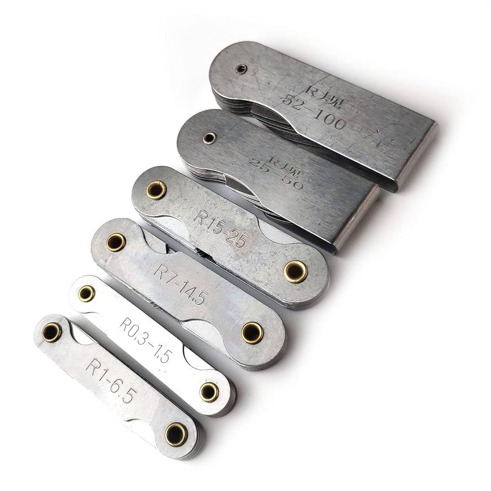 Stainless Steel R7-14.5mm Radius Fillet Gauge Gage External Internal Concave Con