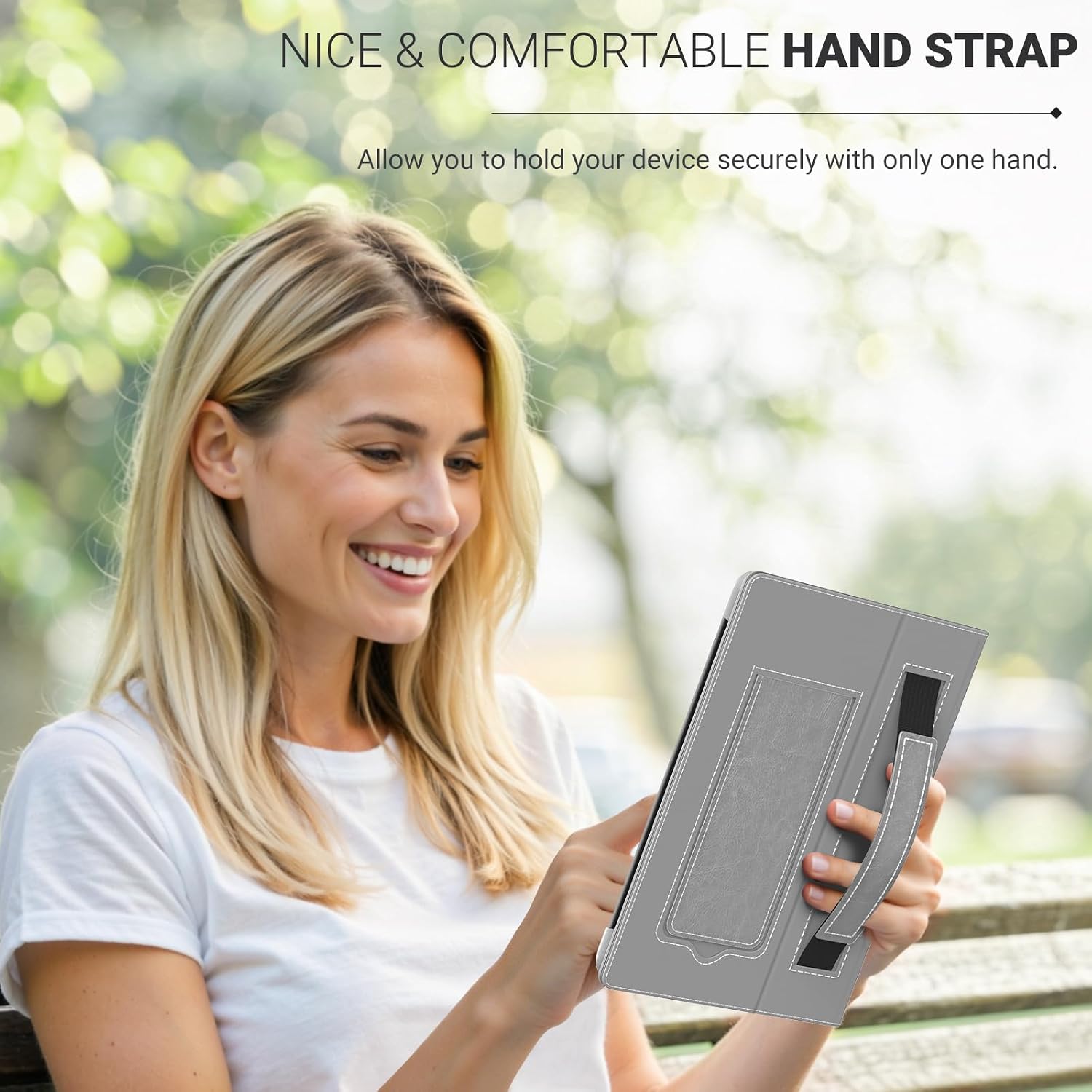 MoKo Universal Case for 6.8,7 Inch Paperwhite eReaders&Tablets, Dark Gray image 4