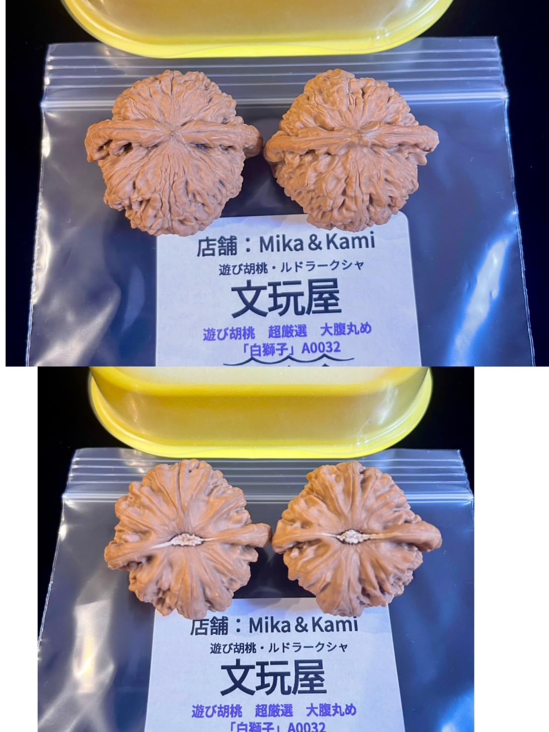Amazon | 文玩屋 遊び胡桃 A0032 超厳選 大腹丸め「白獅子」「手で遊び