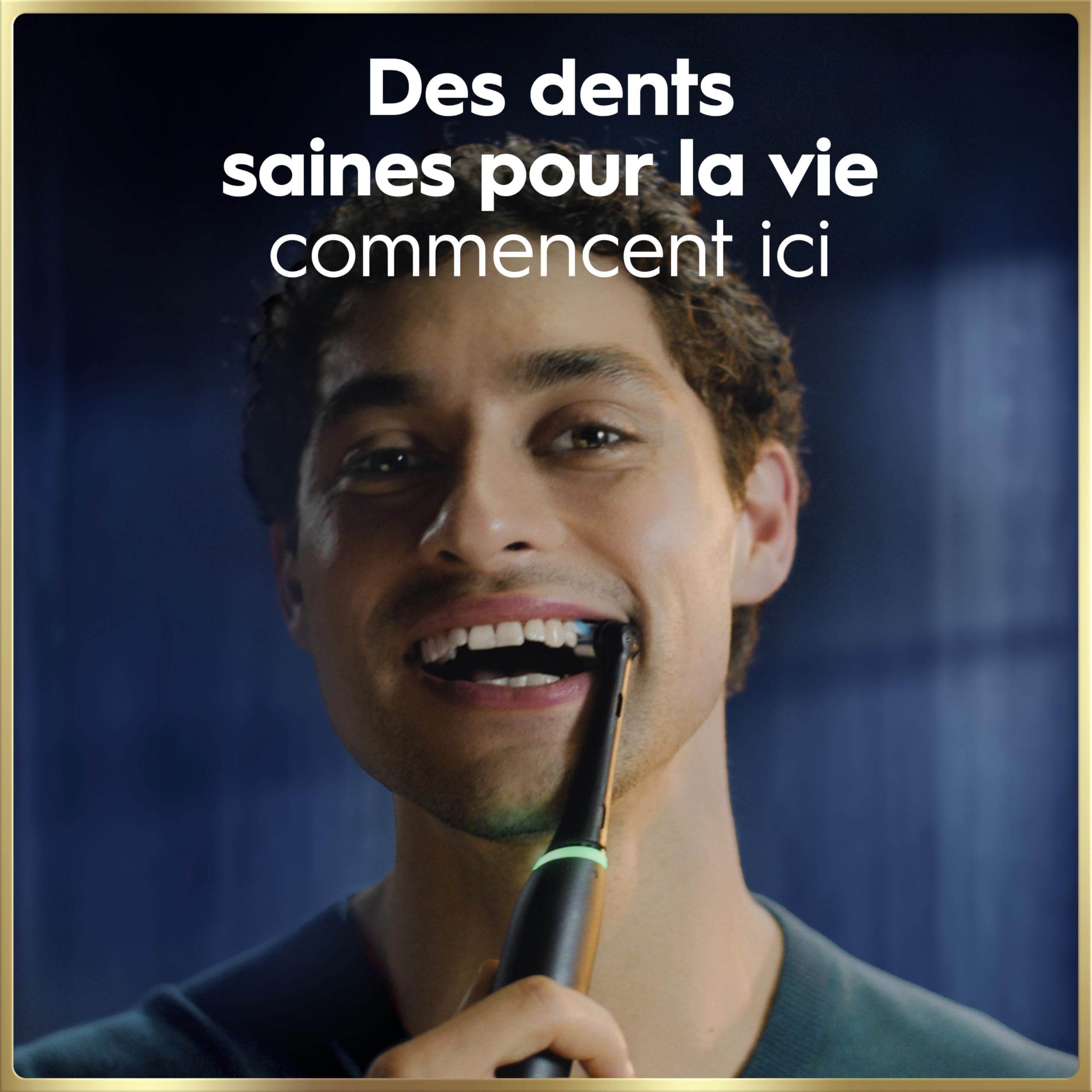 Oral-B Brosse à Dents Electrique iO 9, 3 Brossettes de Rechange, Noire – 7 Modes de Brossage dont Blancheur et Soin Gencives, Charge Rapide de la Batterie, Capteur de Pression, Détection IA, Etui