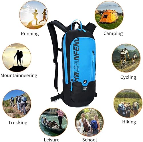 Miniatura 6 de Mochila de equitación, al aire libre, mochila deportiva con diseño de vejiga de agua, mochila de ciclismo, mochila de hidratación, mochila al aire