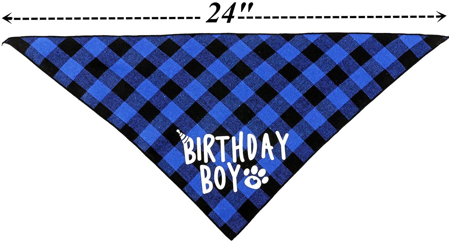 Bandana Anniversaire Pour Chien Classicseali – Joyeux Anniversaire, Ajustable, Lavable – Idéal Pour Fêter Son Toutou