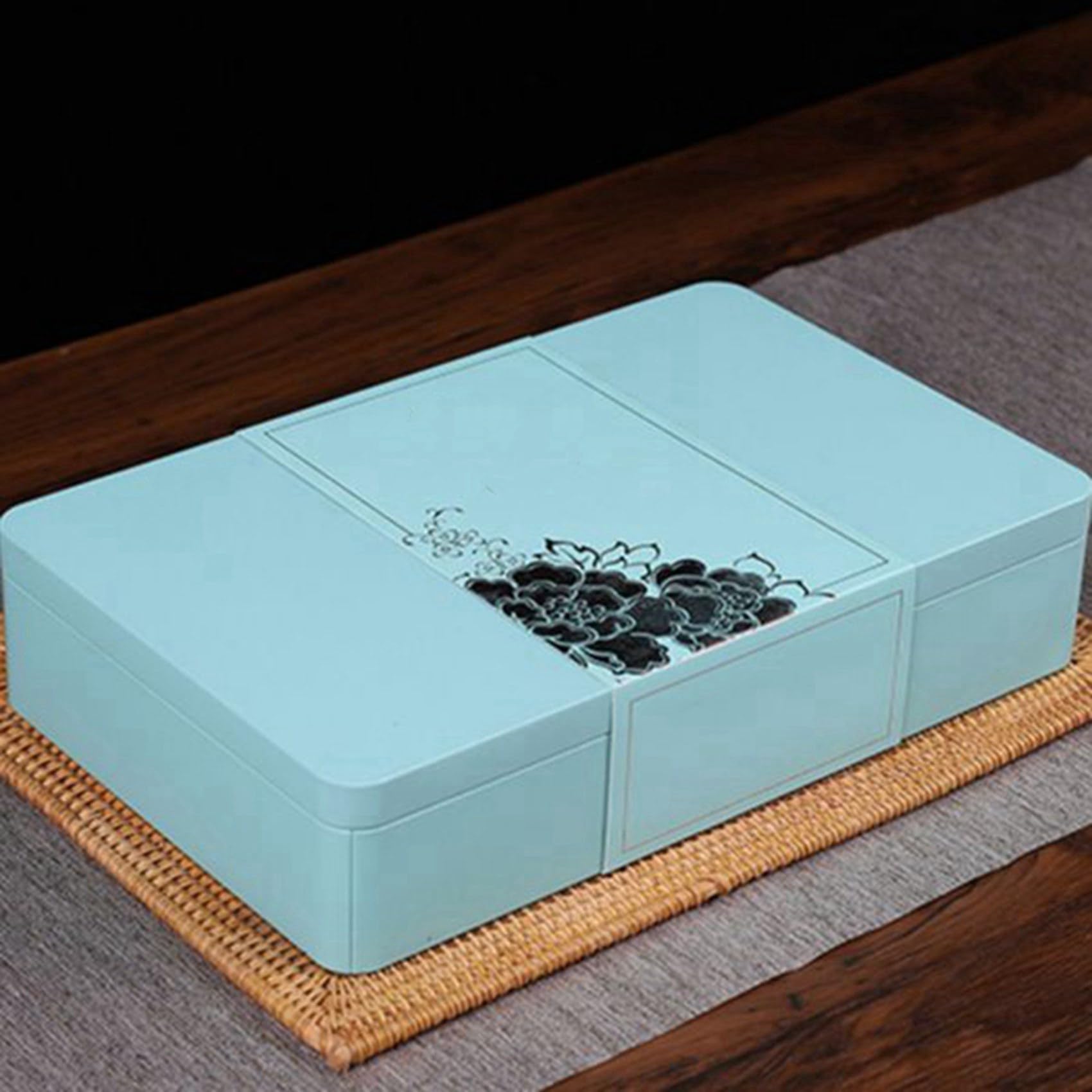 6X Esteras de Mesa Manteles Individuales de Ratán Antideslizante Mesa de Comedor Manteles Individuales Tejidos Resistentes Al Alfombrillas Resistentes para Mesa de Comedor