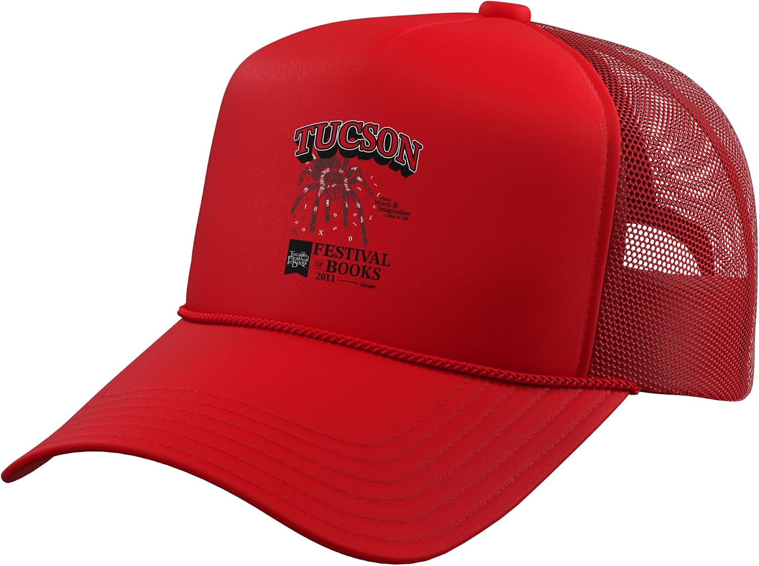 Tucson Festival of Books | TFOB 2011 | Tarantula Mascot Trucker Hat with Adjustable Mesh Back