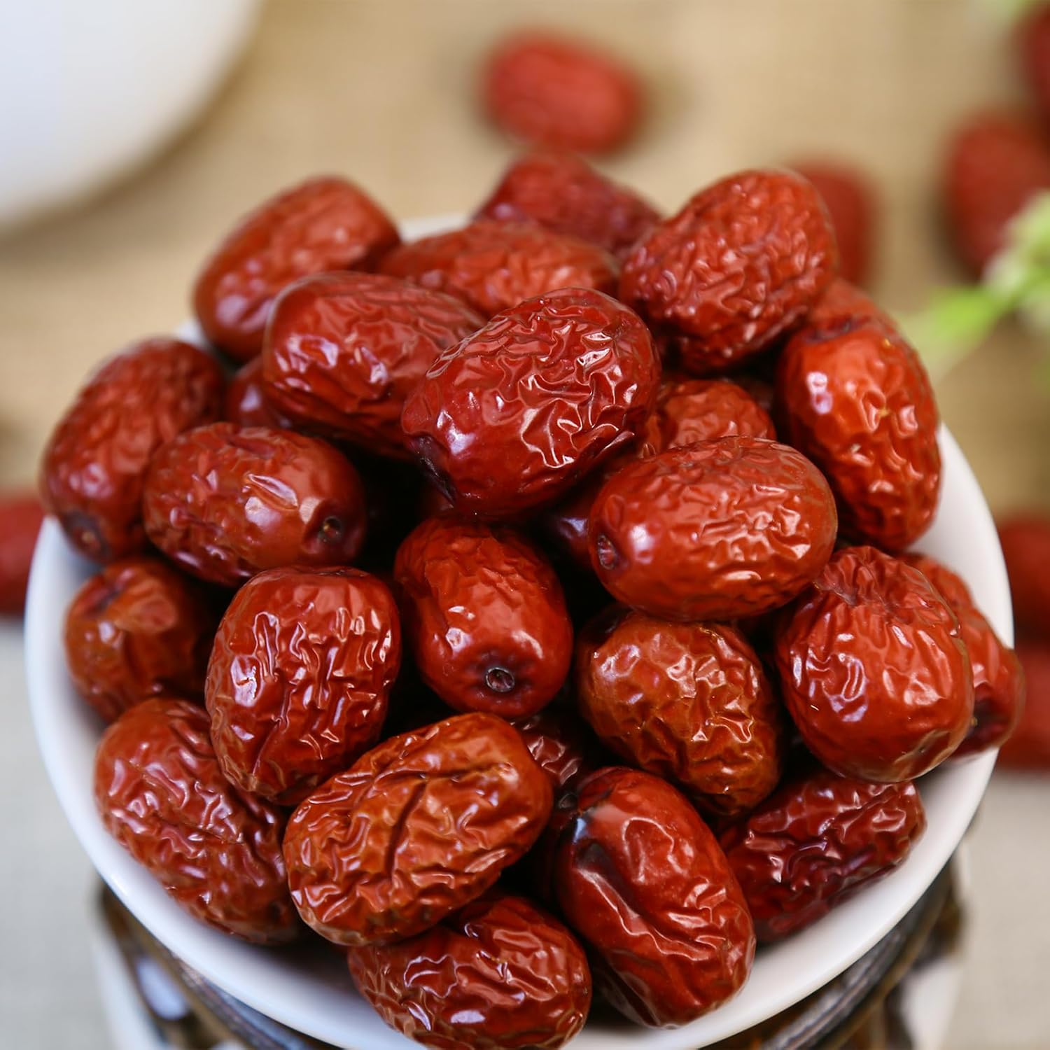 Hee Creek Soft Naturally Sweet Jujube Date Red Dates 21oz/600g Dry Jujube Fruit for Snacks, Tea Beverage, Cooking Soup Porridge, Desert-grown in Western China, with Extreme Day-night Temperature Swings 大枣