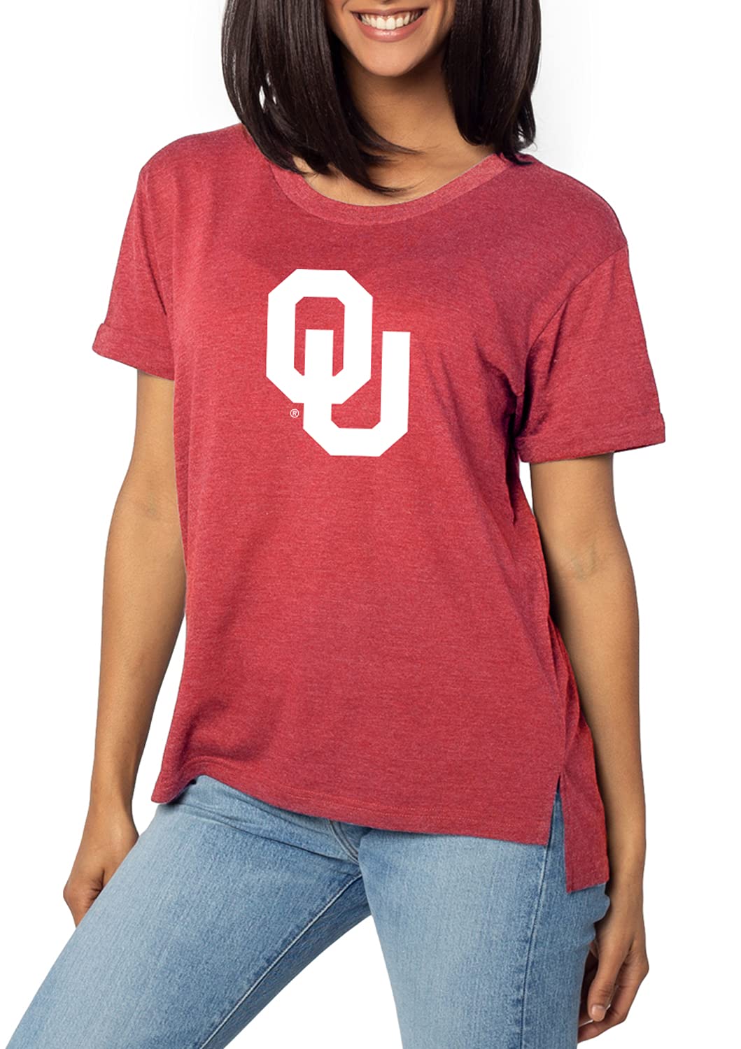 Chicka-D Women's Must Have Tee T-Shirt, Crimson, Medium