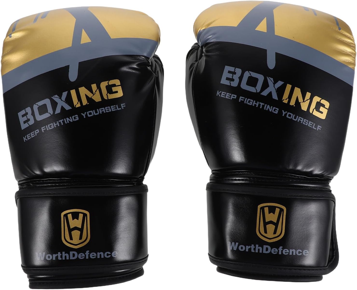 YARNOW Boxing Gloves for Men 12oz Pu Padded Kickboxing Sparring Training Gloves for Martial Arts Gym Home Workout